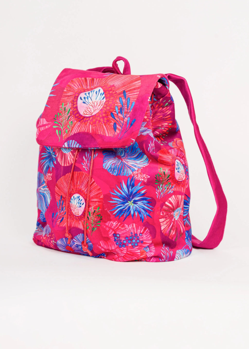 Underwater Collage - Velvet - Backpacks