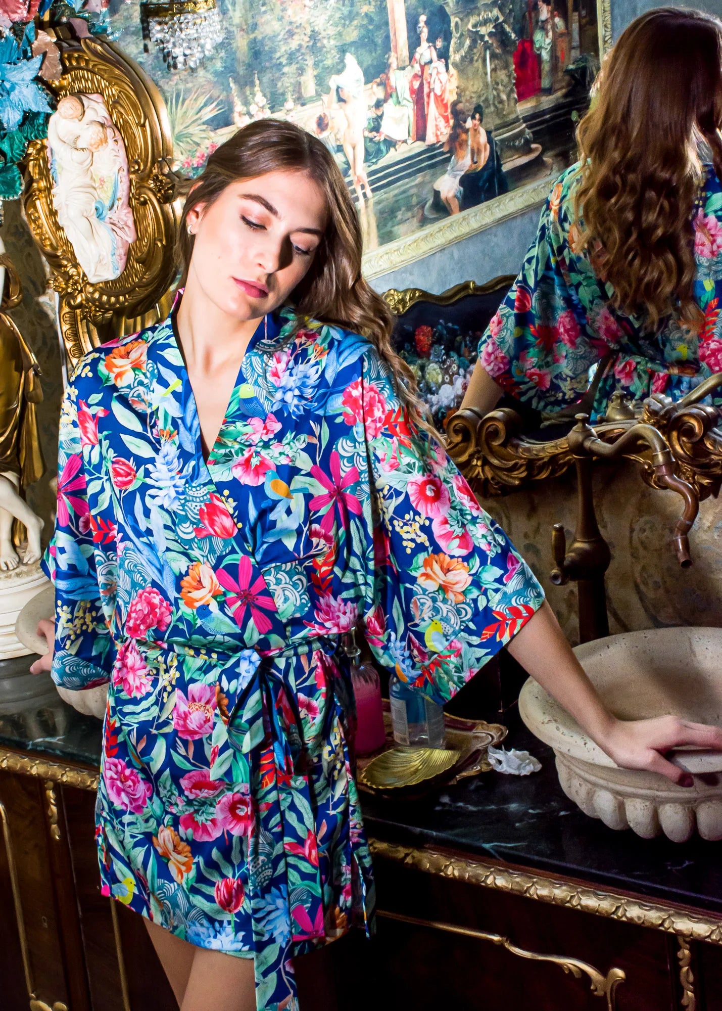 Blooming Flowers - Kimono