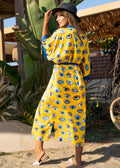Yellow Lucky Eye - Kimono