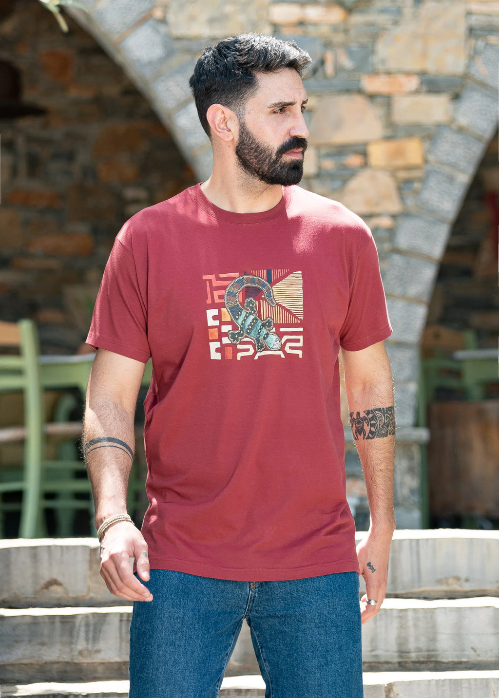 Ethnic Lizard - T-Shirts