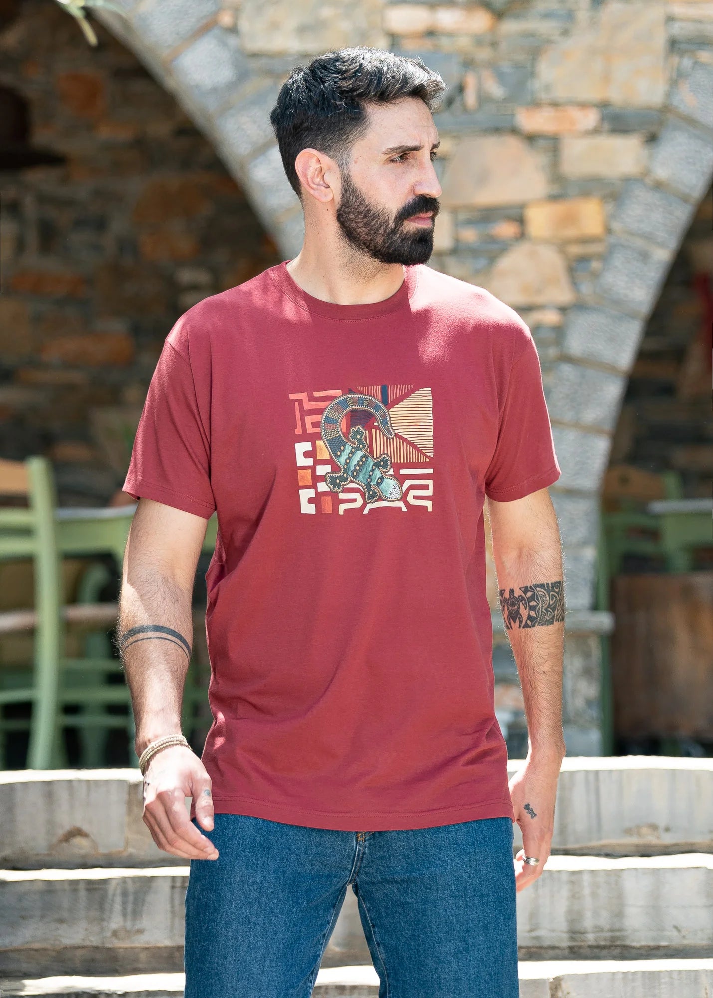 Ethnic Lizard - T-Shirts