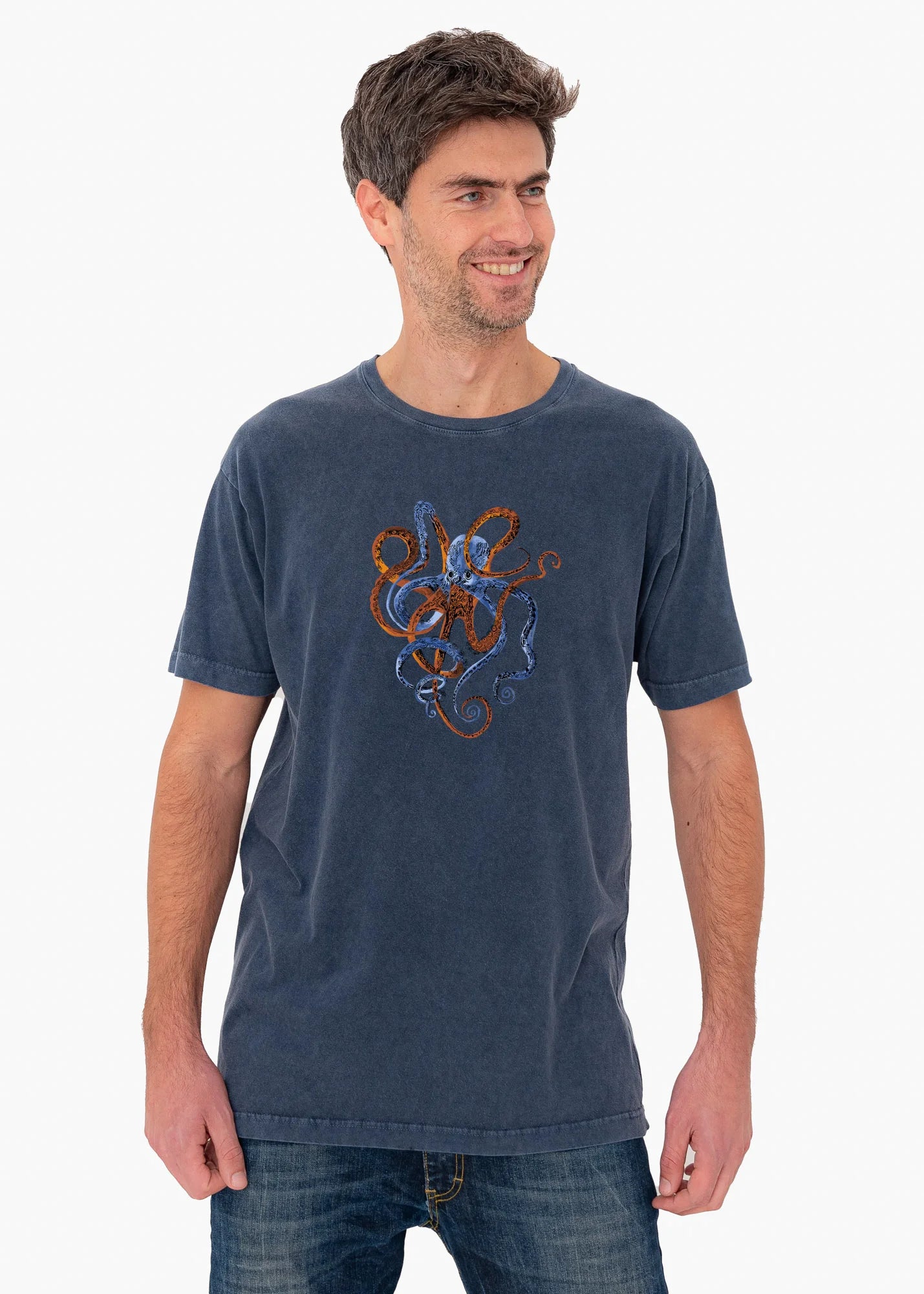 Octopus - Stonewashed T-Shirts