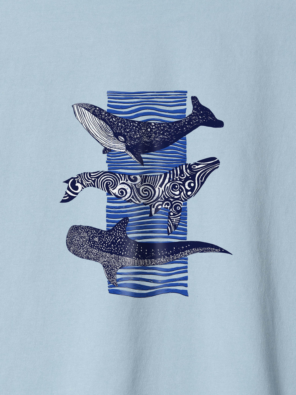 Big Whale - Stonewashed T-Shirts