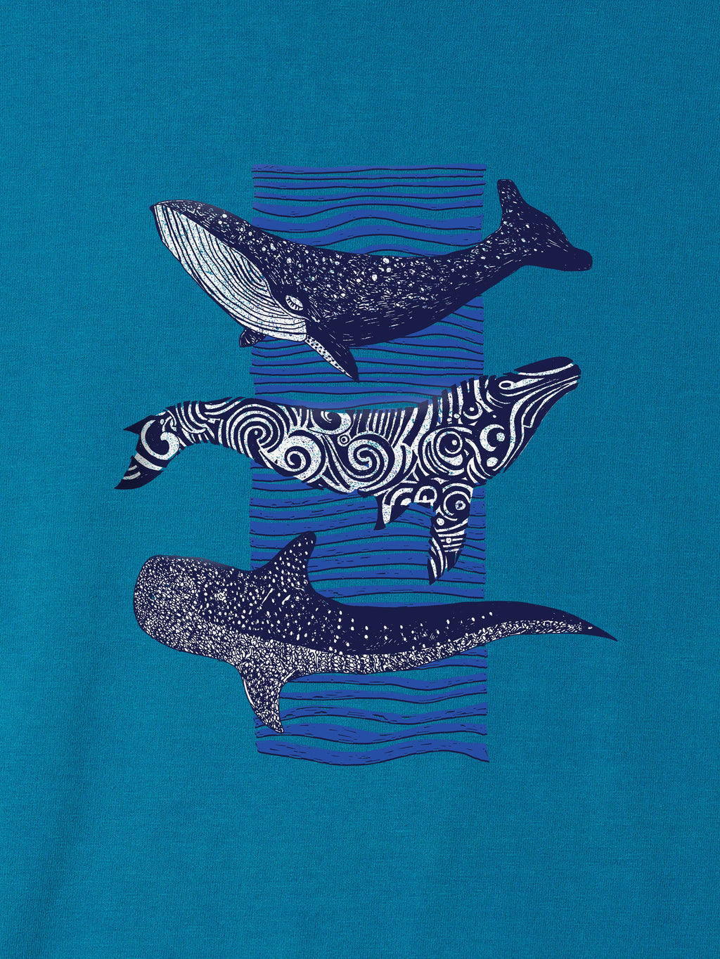 Big Whale - Stonewashed T-Shirts