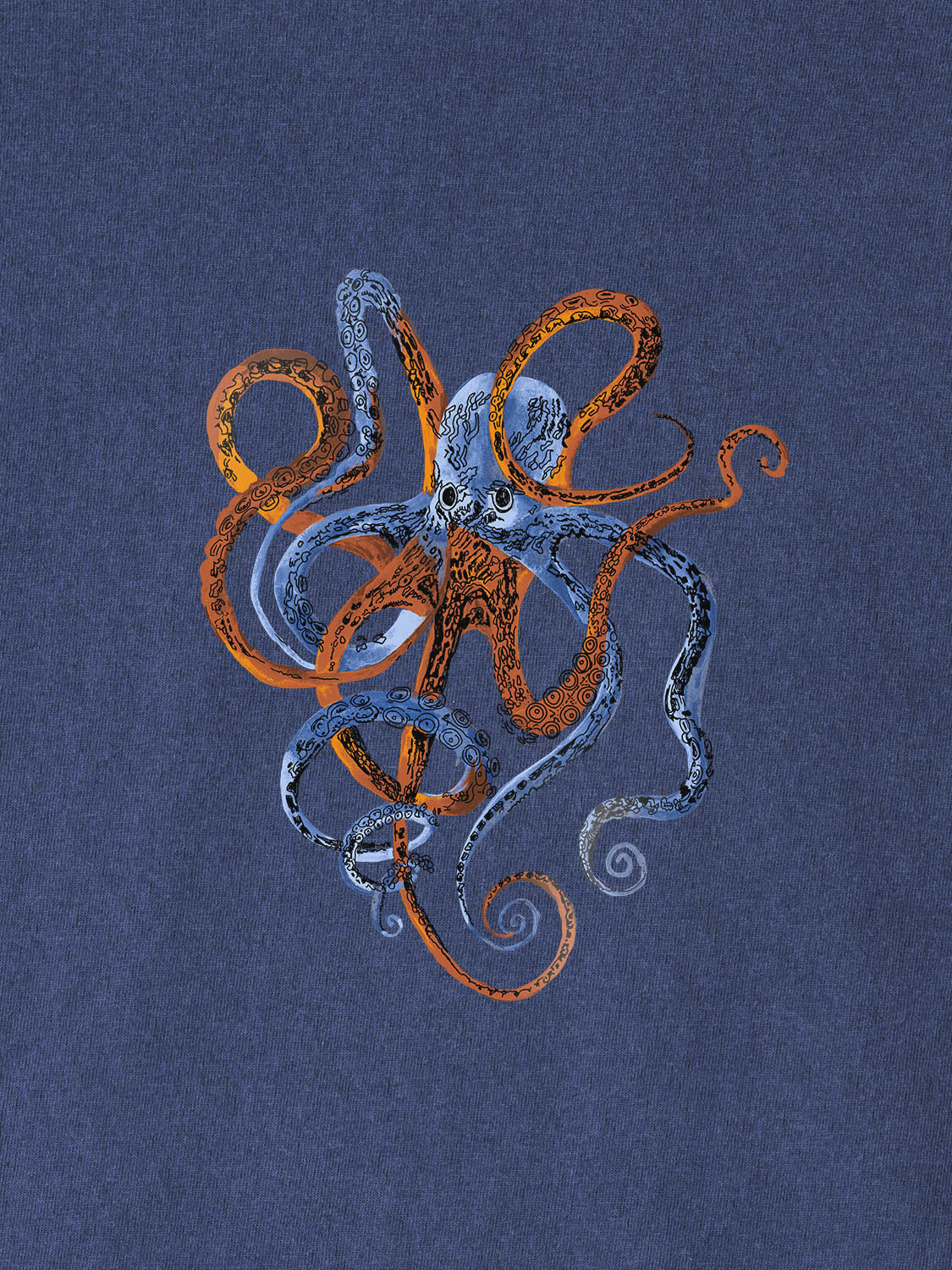 Octopus - Stonewashed T-Shirts