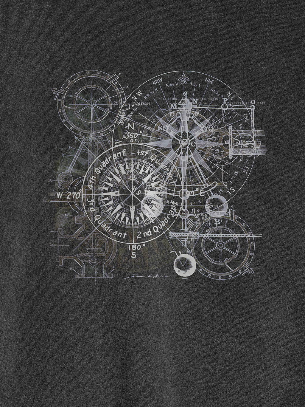 Compass Vintage - Stonewashed T-Shirts