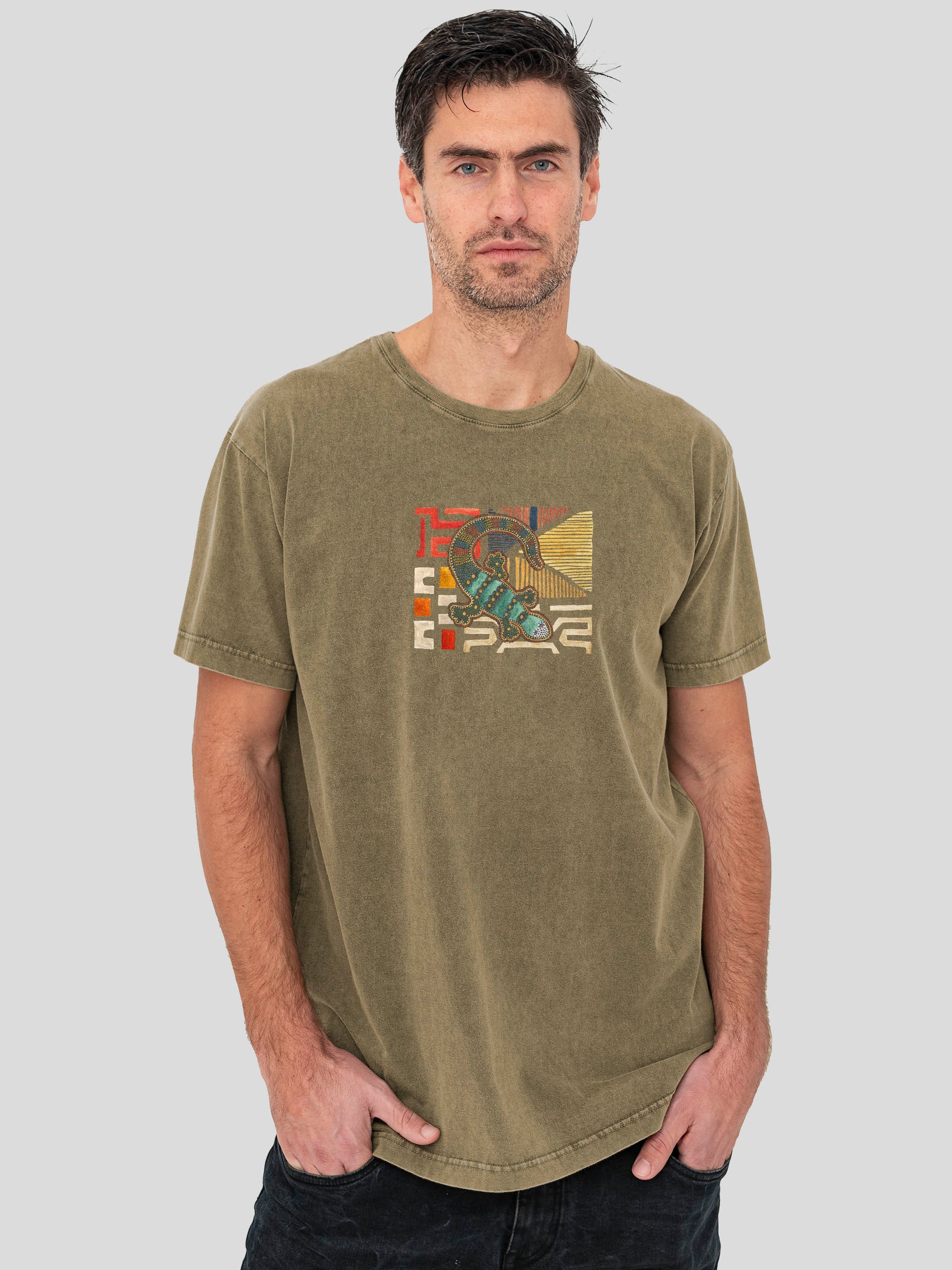 Ethnic Lizard - Stonewashed T-Shirts