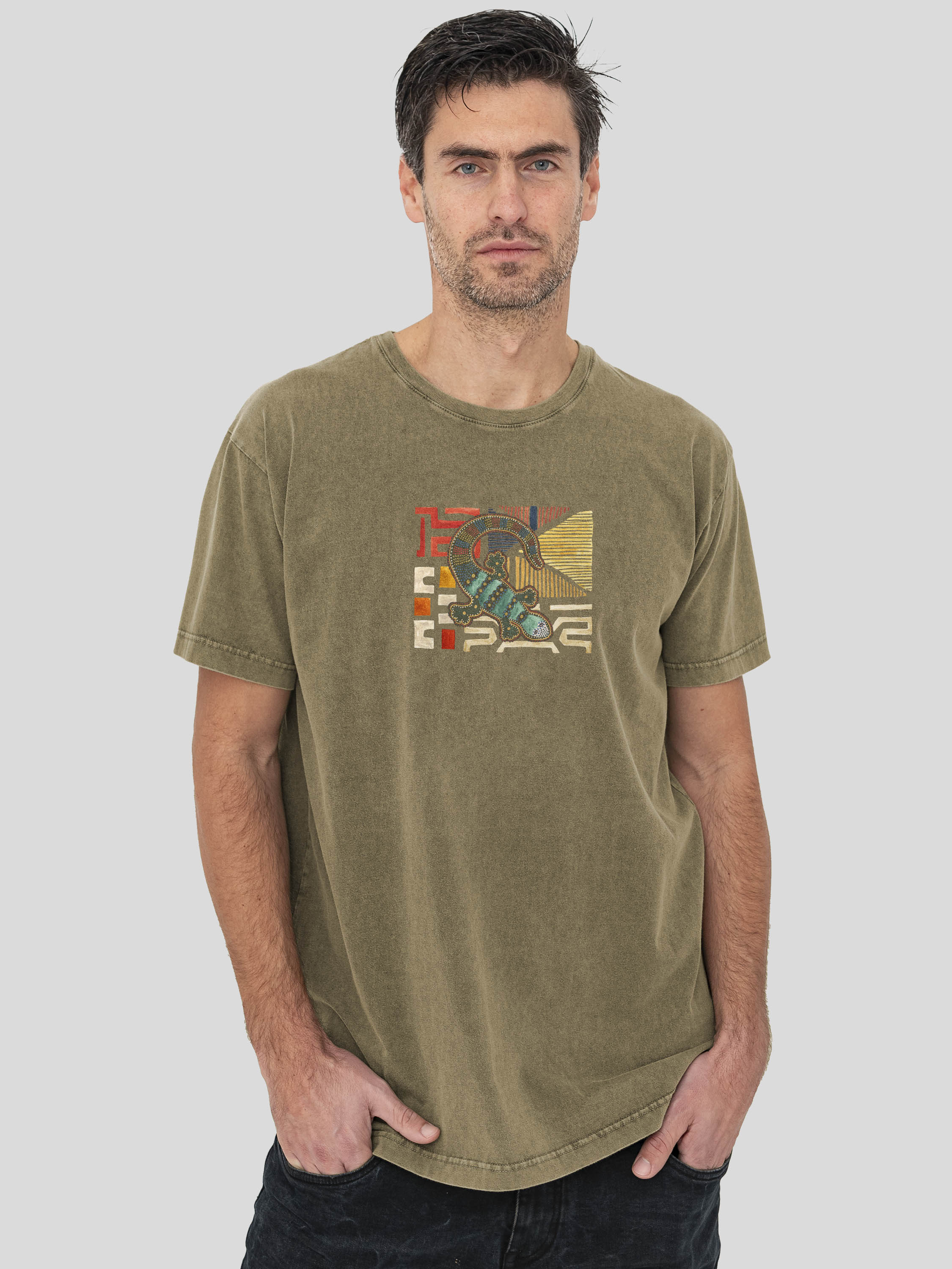 Ethnic Lizard - Stonewashed T-Shirts