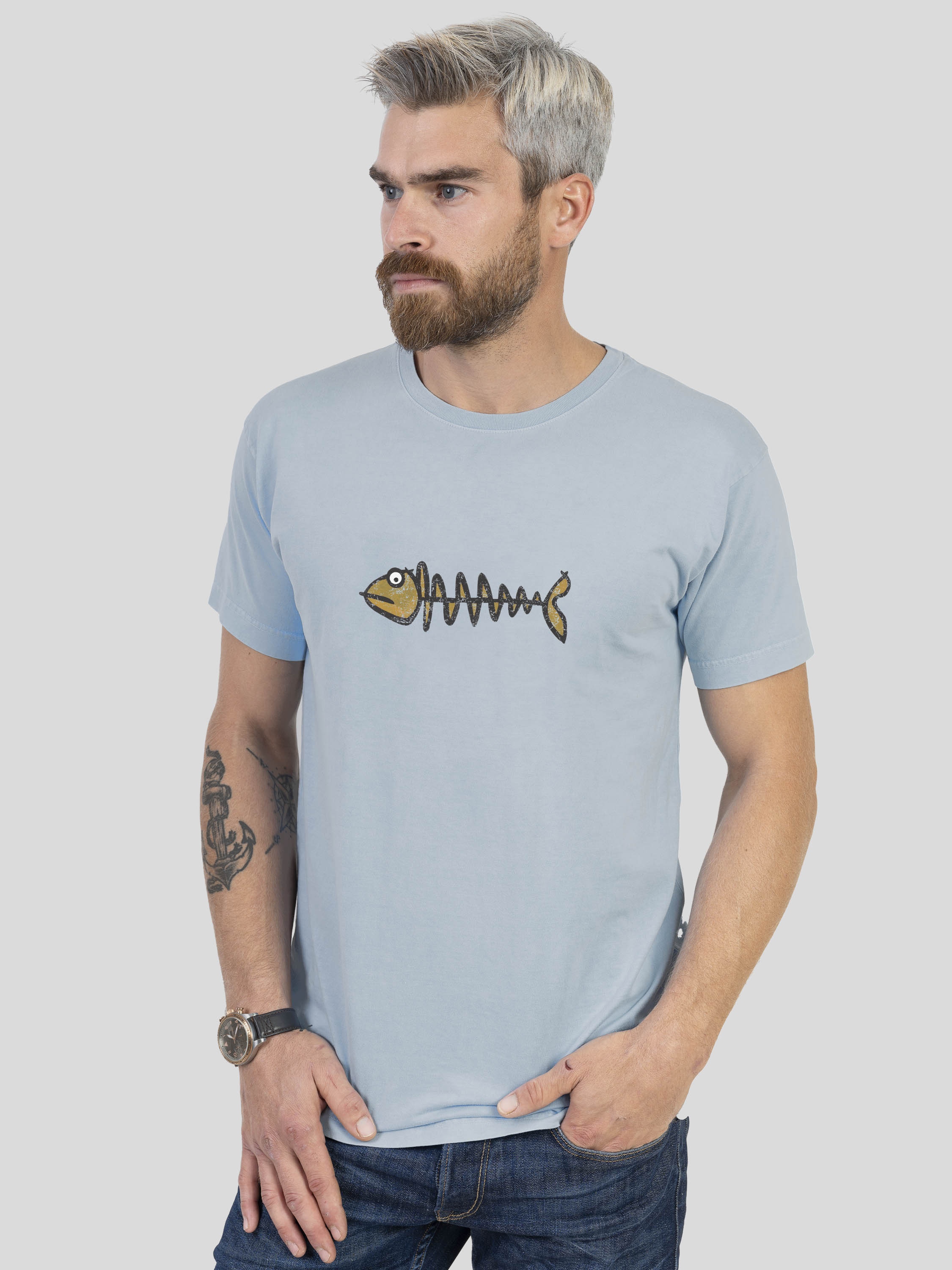 Fishbone Vibes - Stonewashed T-Shirts