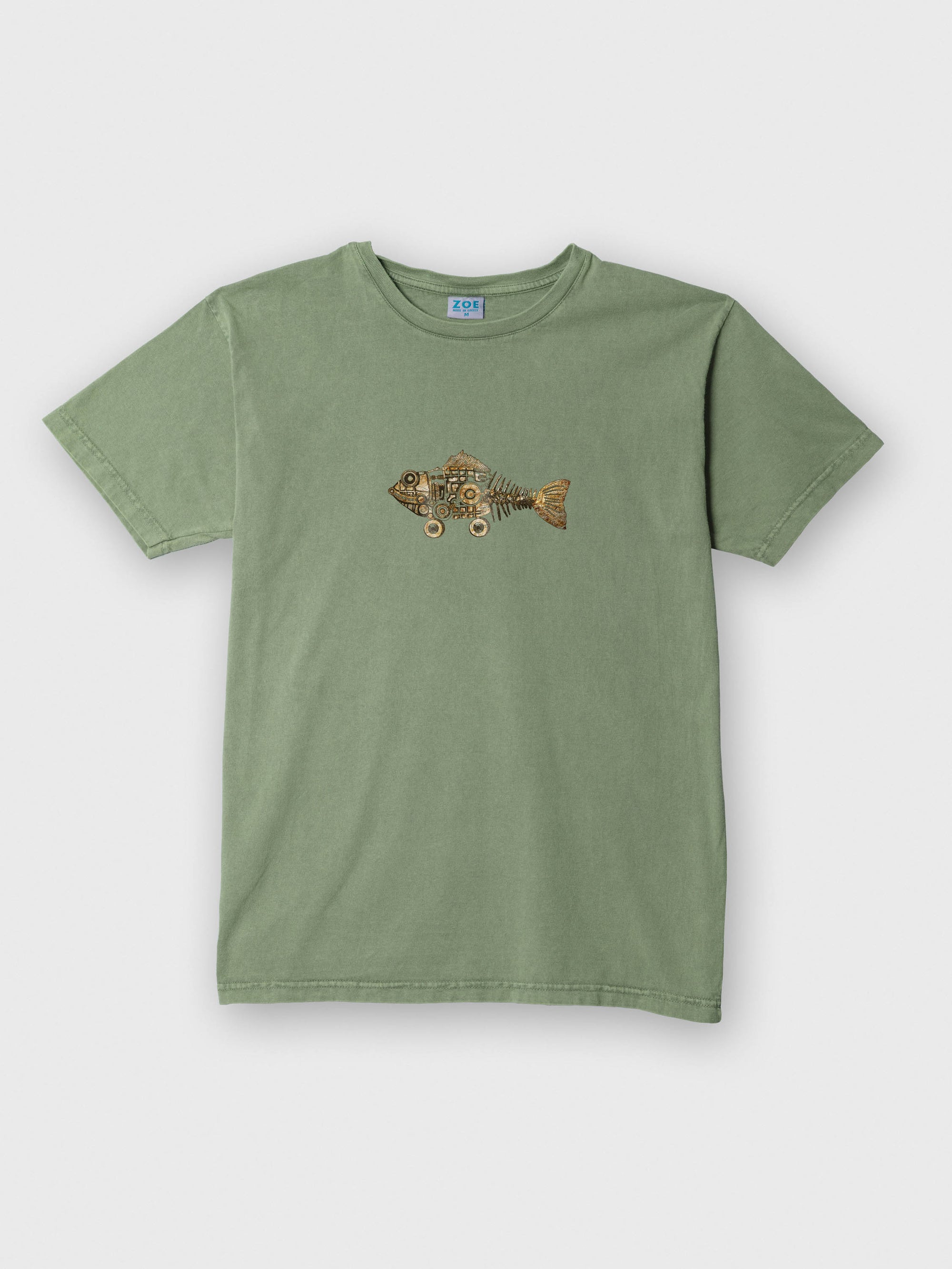 Golden gears of the Deep - Stonewashed T-Shirts