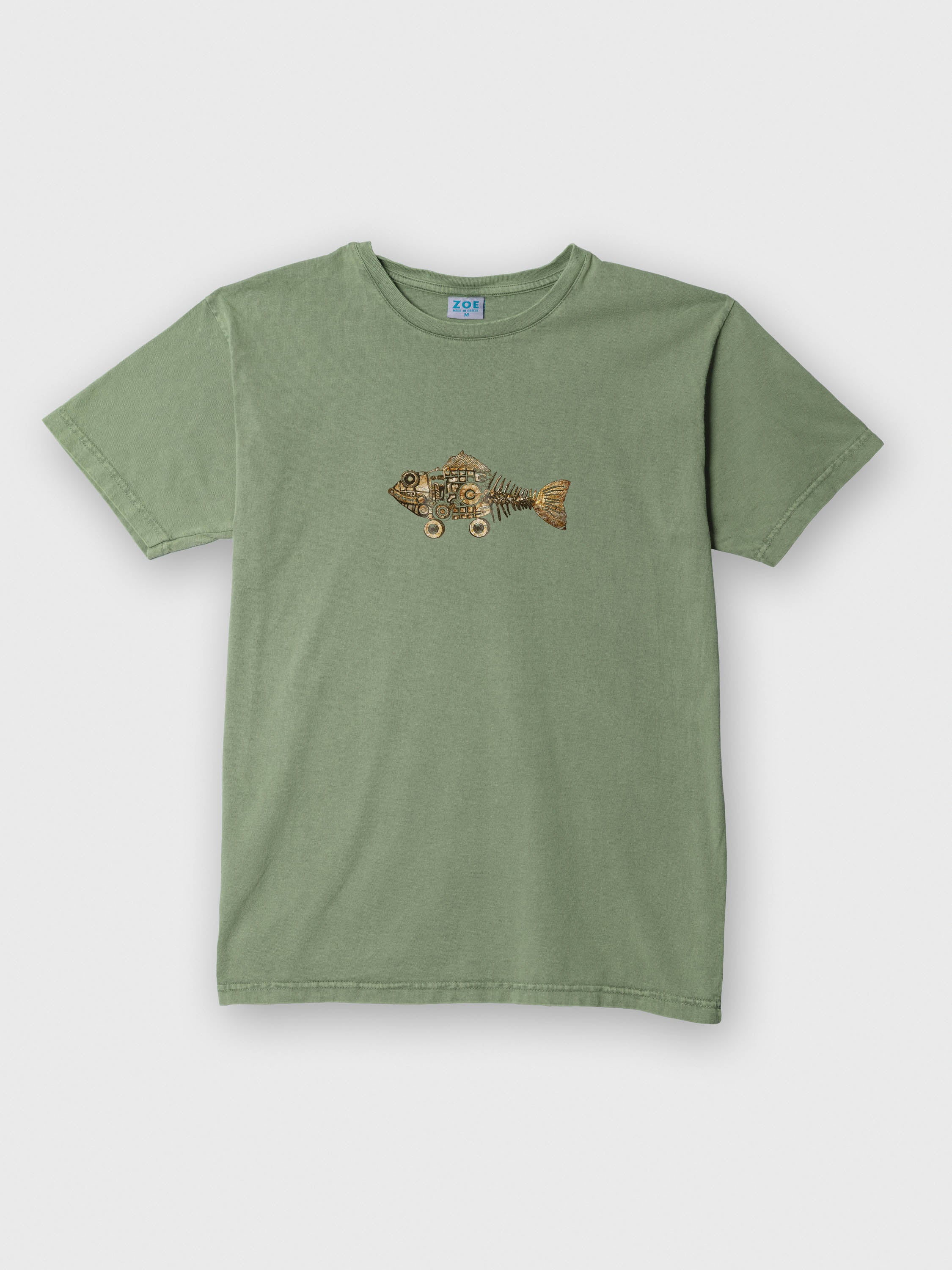 Golden gears of the Deep - Stonewashed T-Shirts
