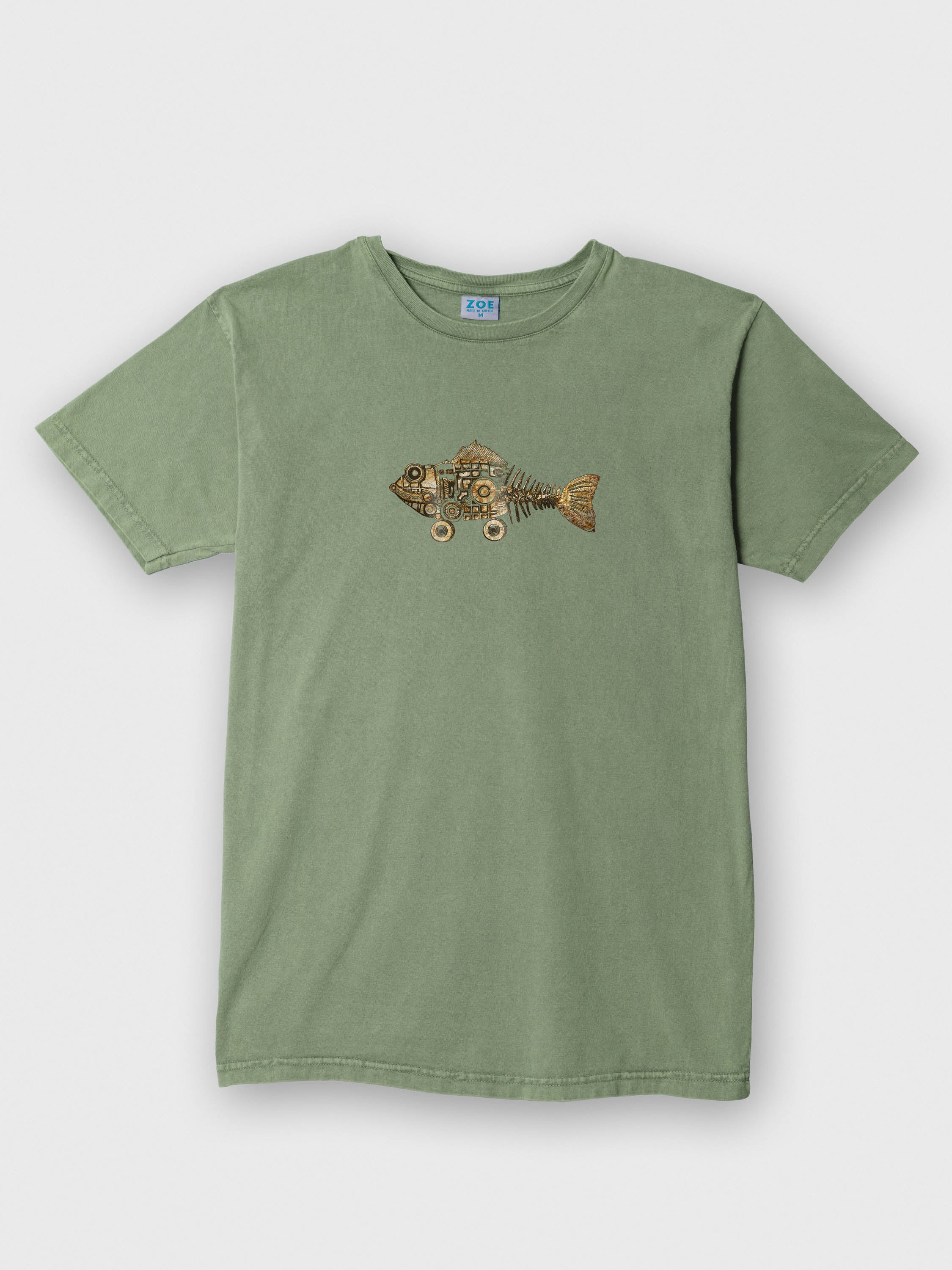 Golden gears of the Deep - Stonewashed T-Shirts