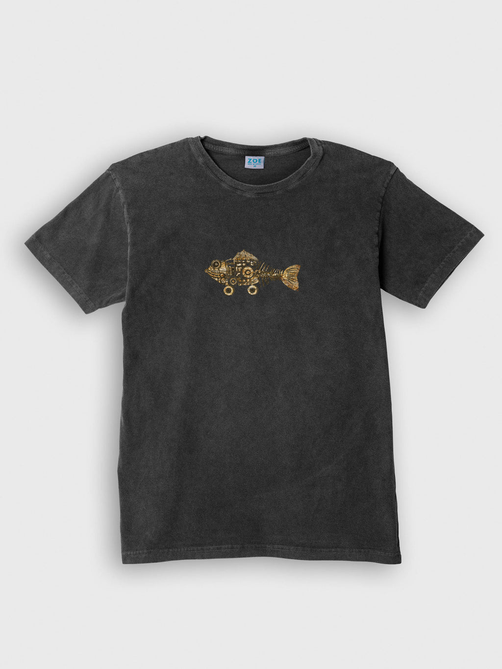 Golden gears of the Deep - Stonewashed T-Shirts