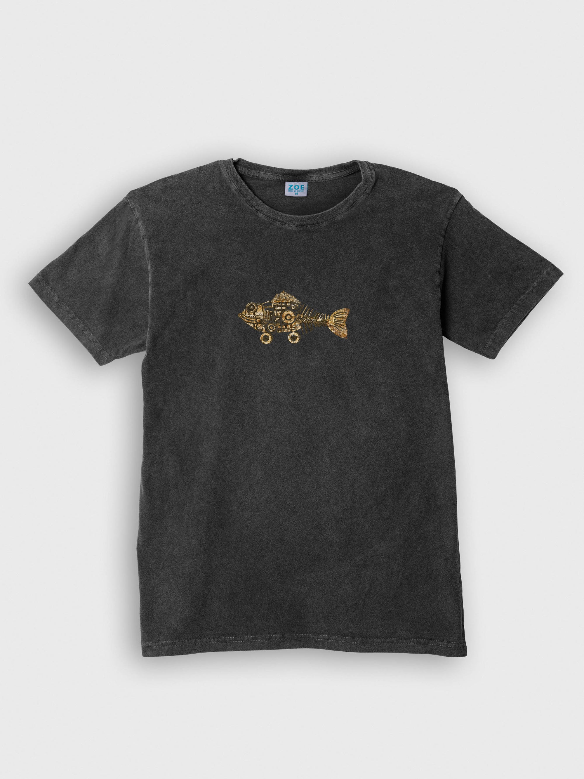 Golden gears of the Deep - Stonewashed T-Shirts