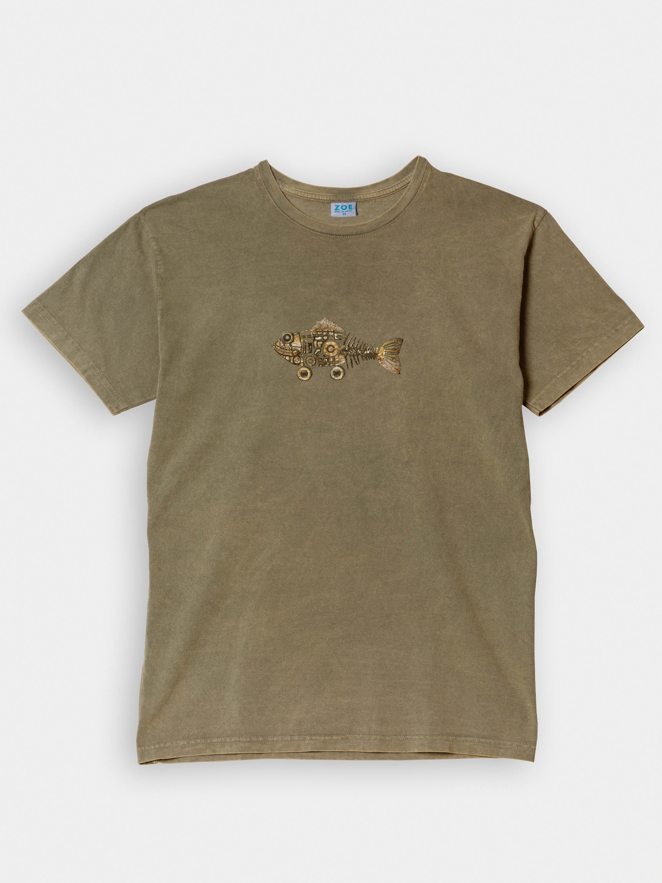 Golden gears of the Deep - Stonewashed T-Shirts