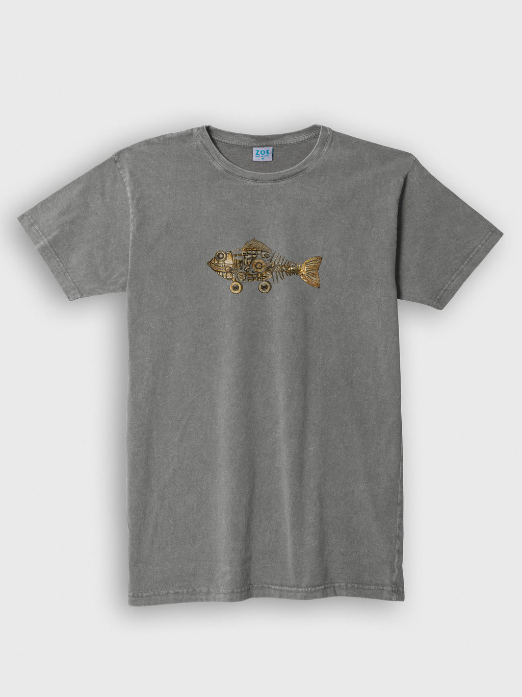 Golden gears of the Deep - Stonewashed T-Shirts