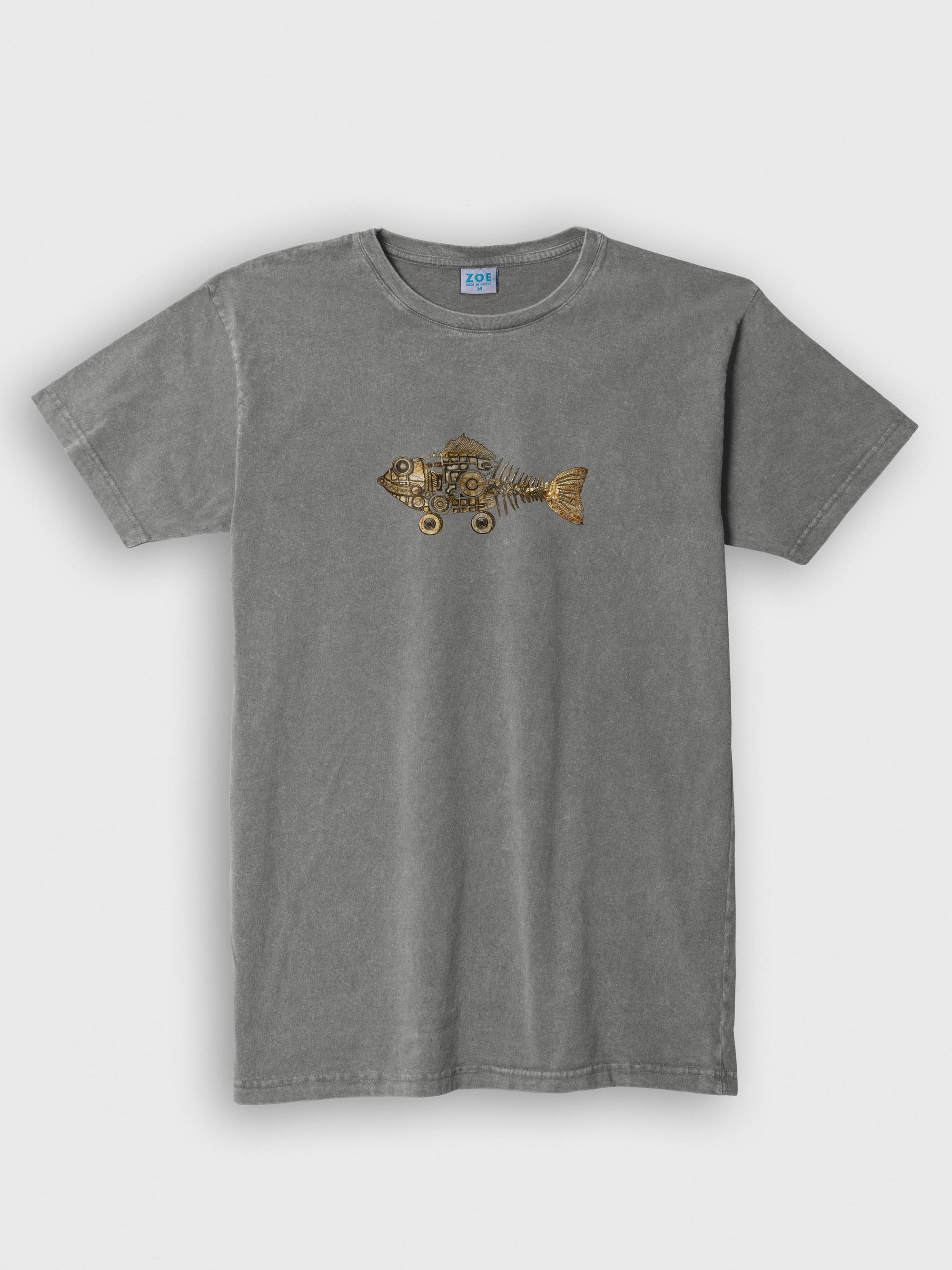 Golden gears of the Deep - Stonewashed T-Shirts