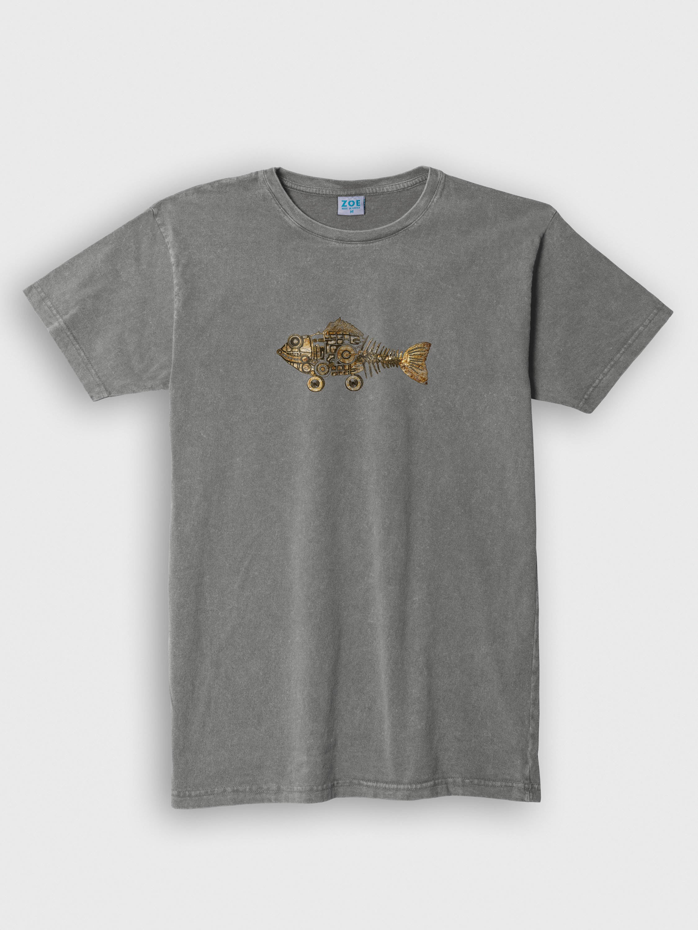 Golden gears of the Deep - Stonewashed T-Shirts