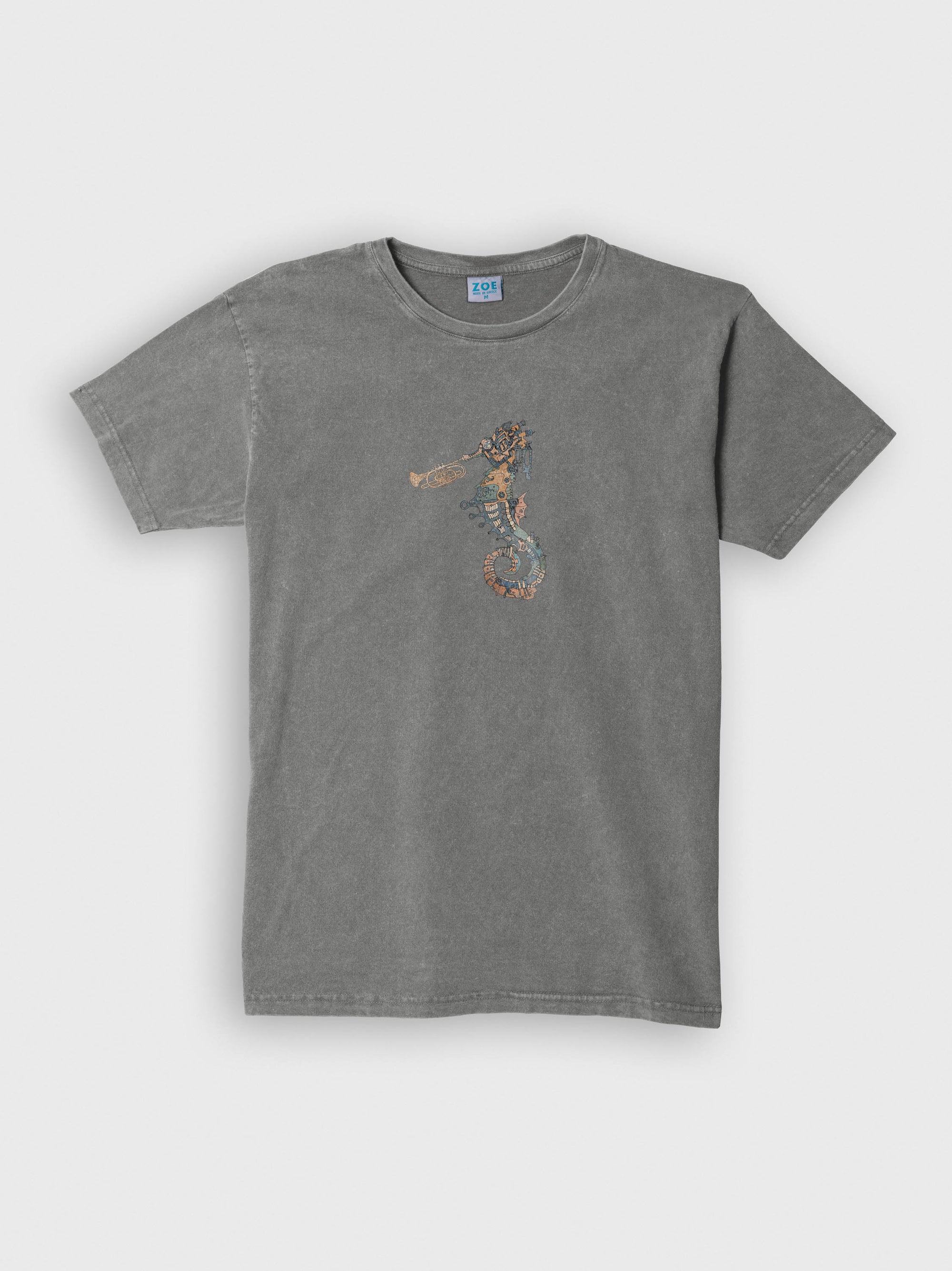 Ballad of the mechanical seahorse - Stonewashed T-Shirts
