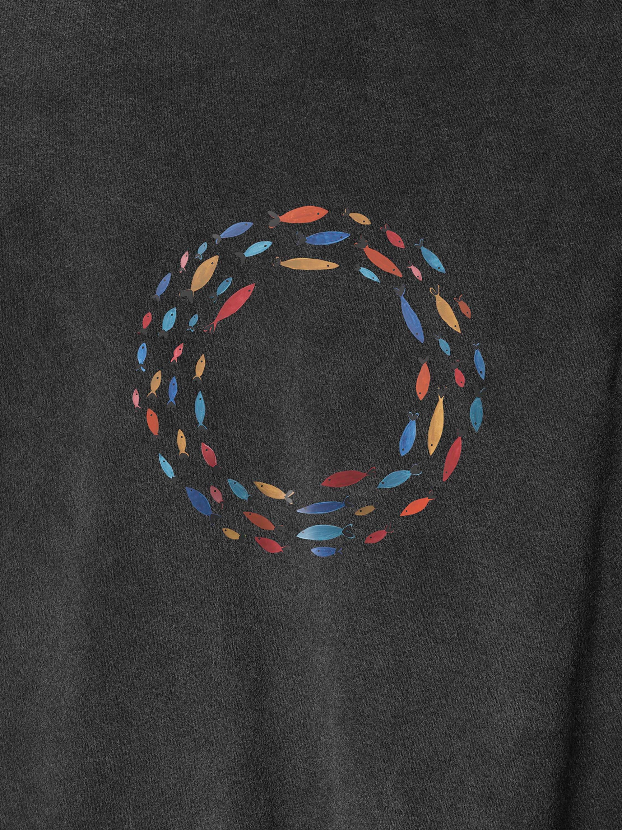 Aegean Fish Circle - Stonewashed T-Shirts