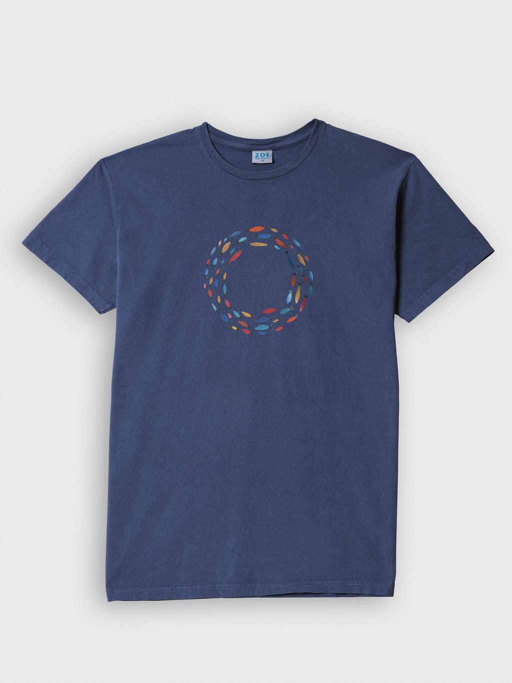 Aegean Fish Circle - Stonewashed T-Shirts
