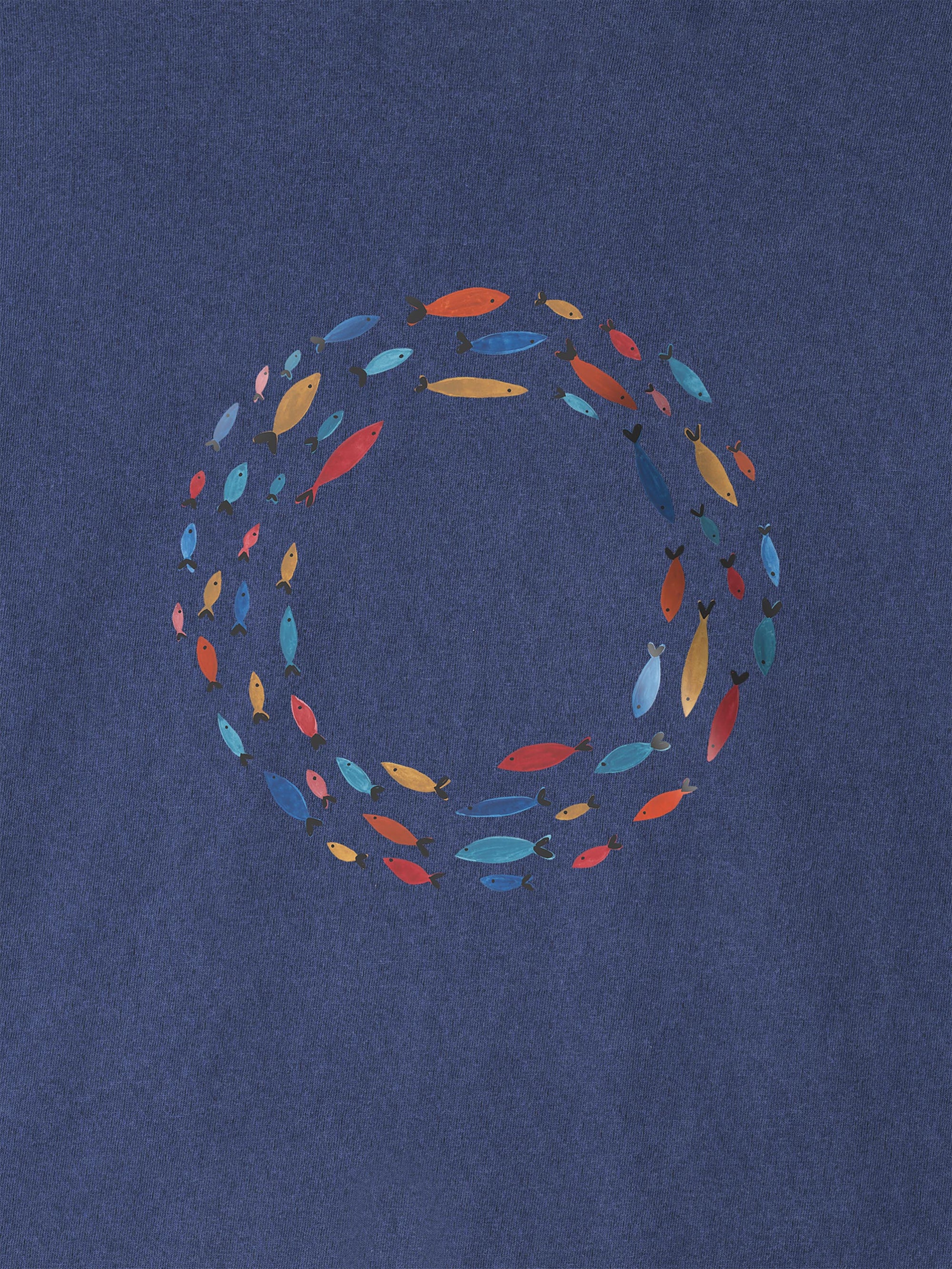 Aegean Fish Circle - Stonewashed T-Shirts