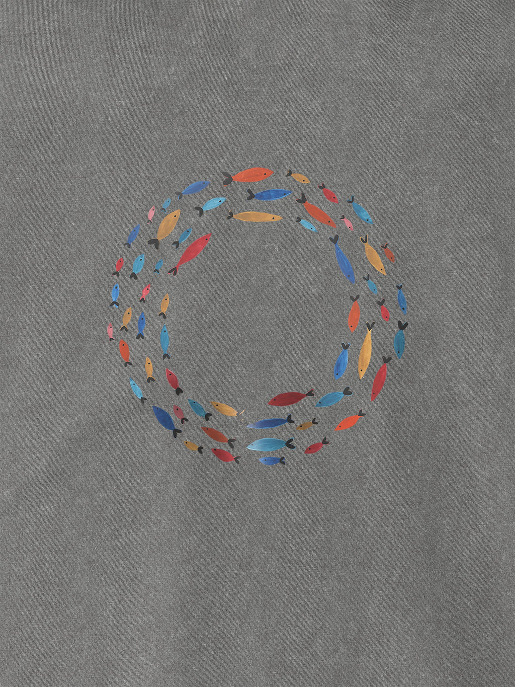 Aegean Fish Circle - Stonewashed T-Shirts