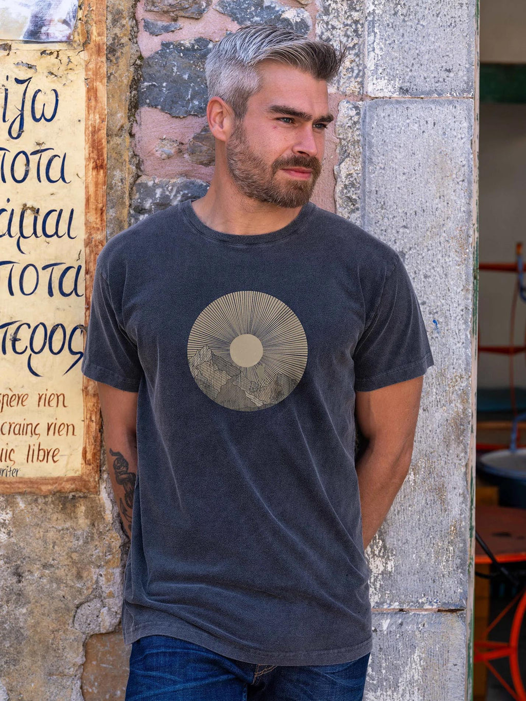 Summit Sun Panorama - Stonewashed T-Shirts