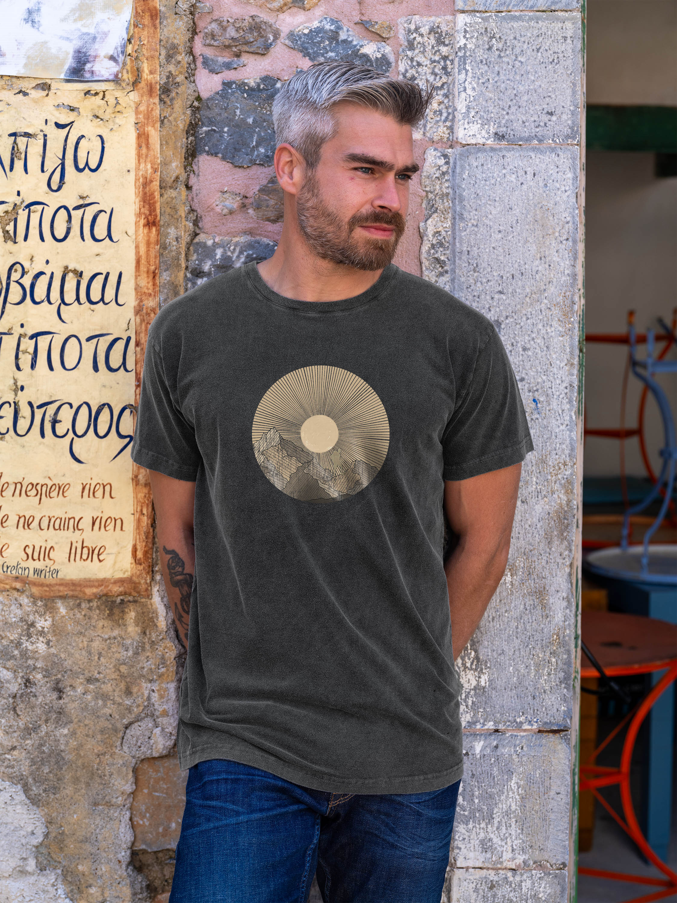 Summit Sun Panorama - Stonewashed T-Shirts