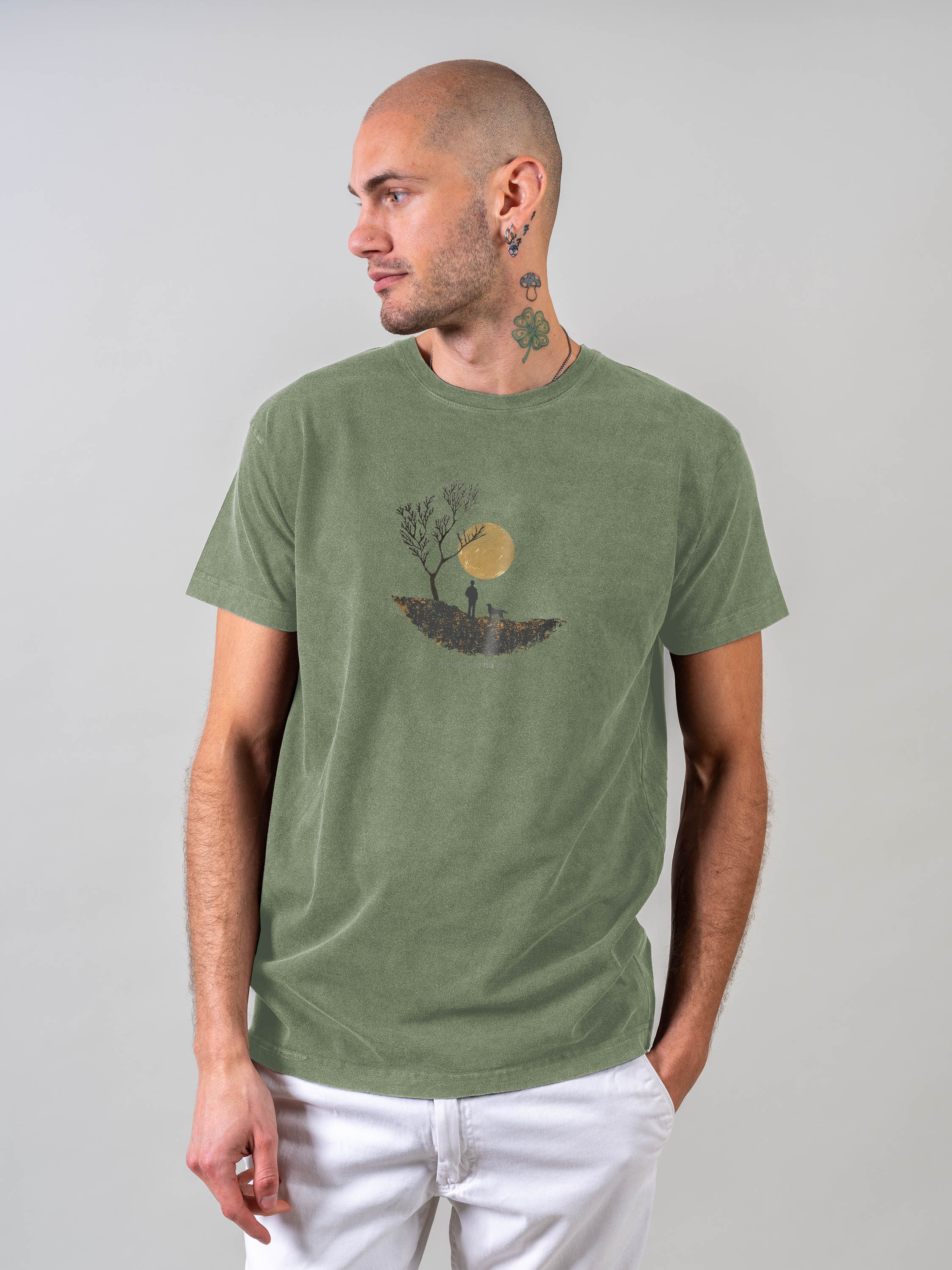 A Man & His Dog - Stonewashed T-Shirts