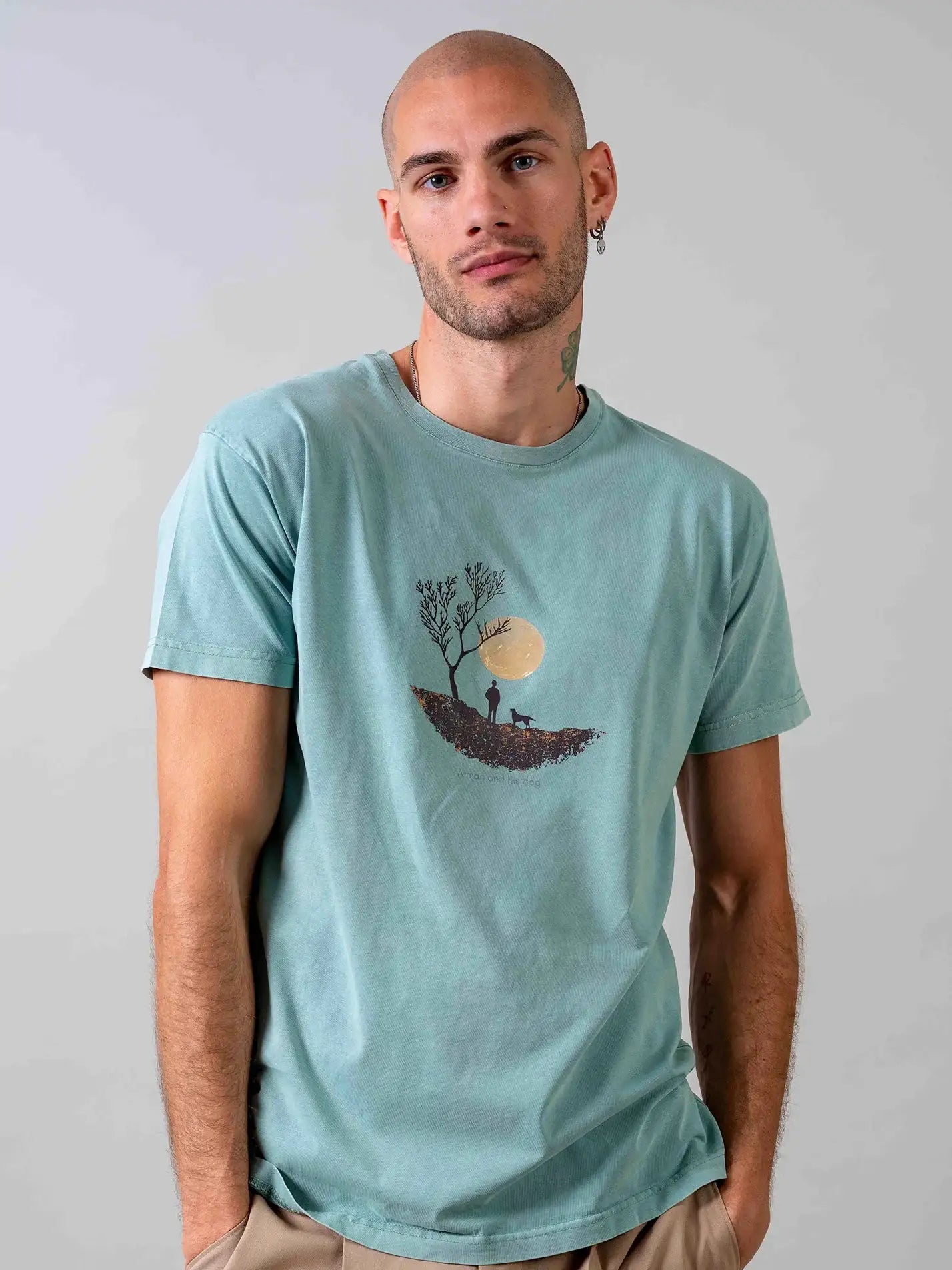 A Man & His Dog - Stonewashed T-Shirts