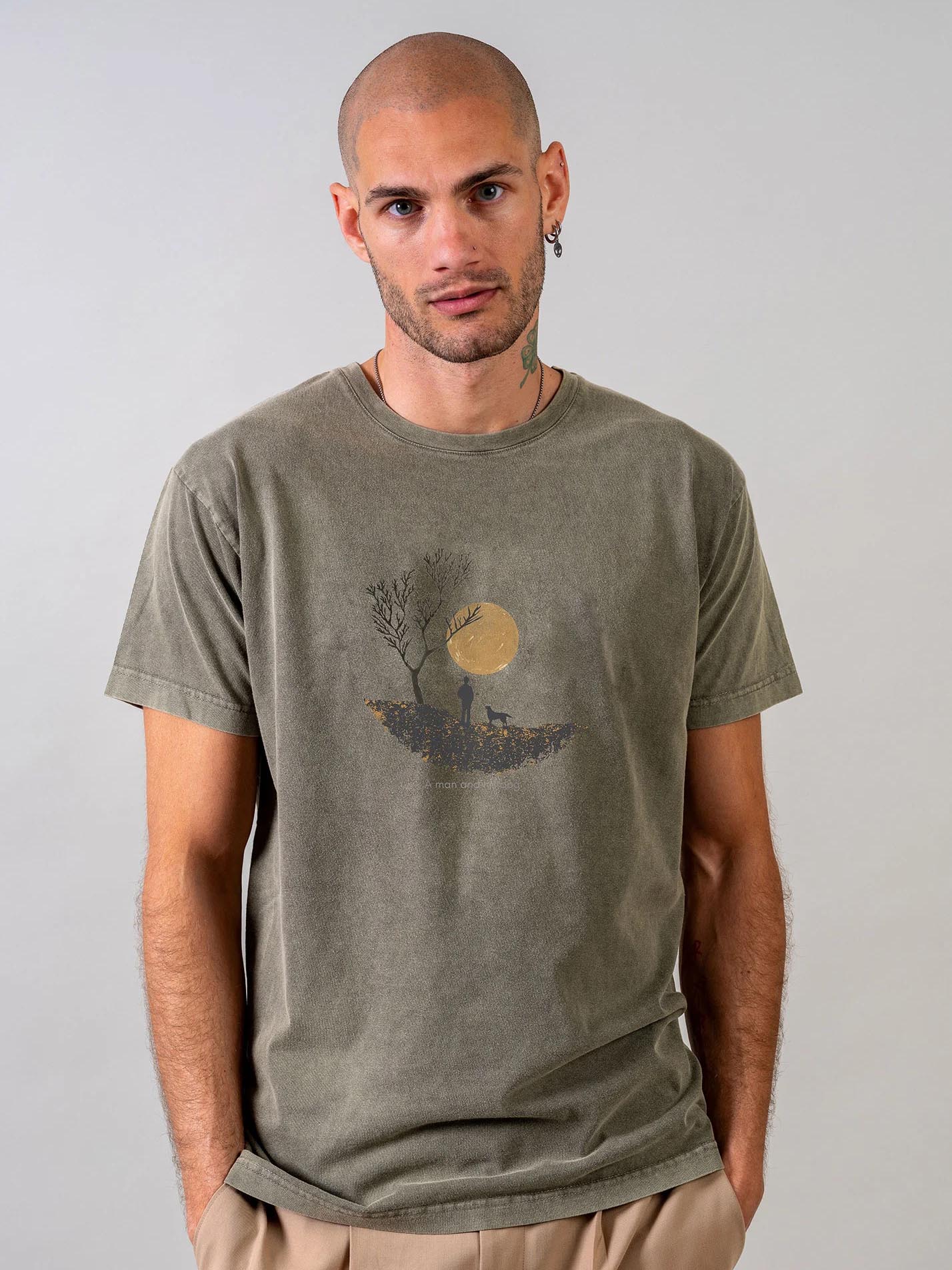 A Man & His Dog - Stonewashed T-Shirts