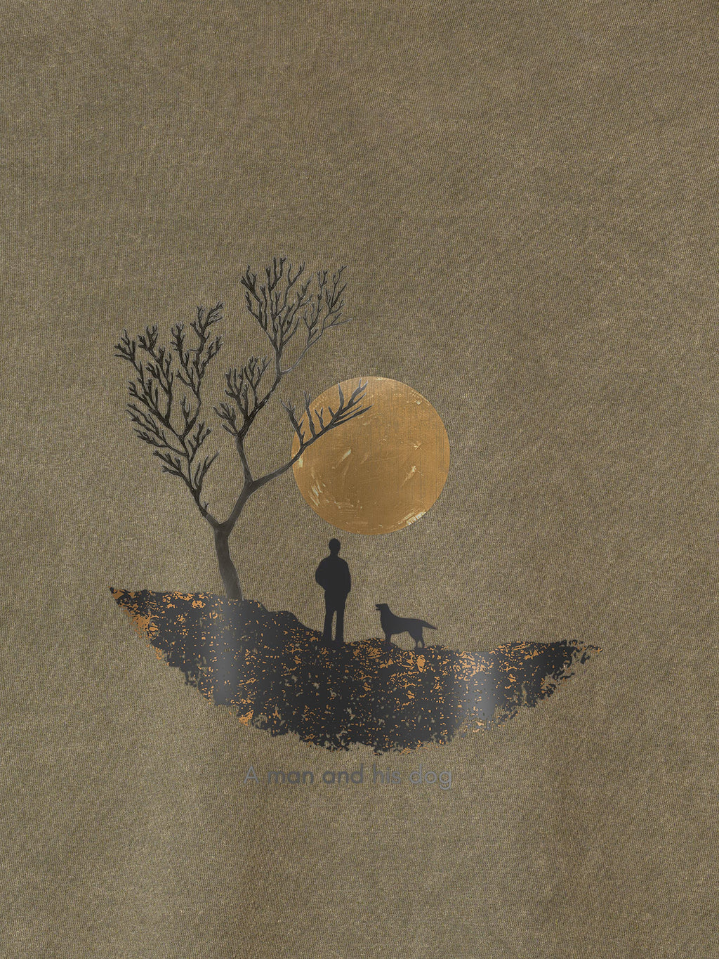A Man & His Dog - Stonewashed T-Shirts