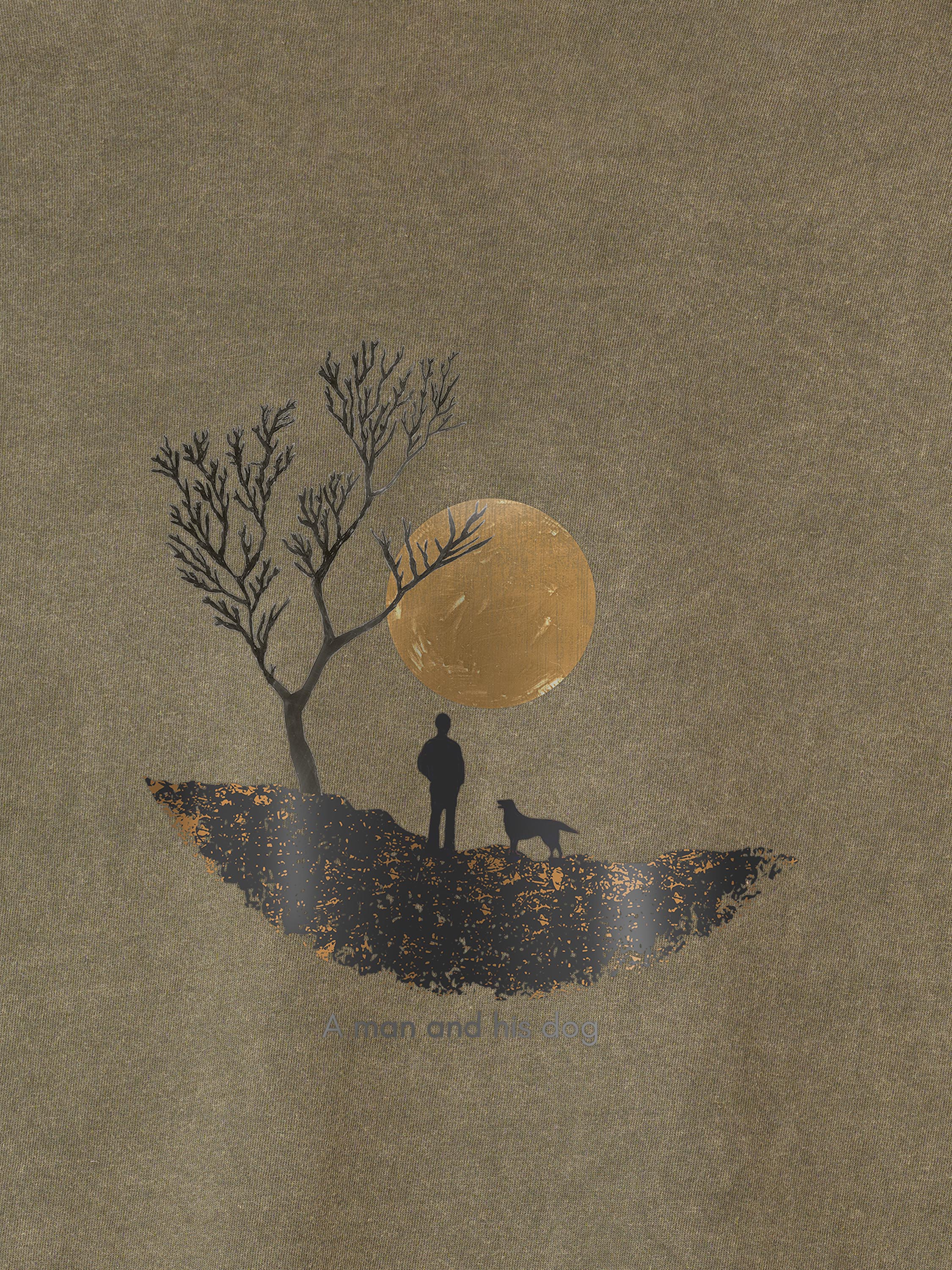 A Man & His Dog - Stonewashed T-Shirts