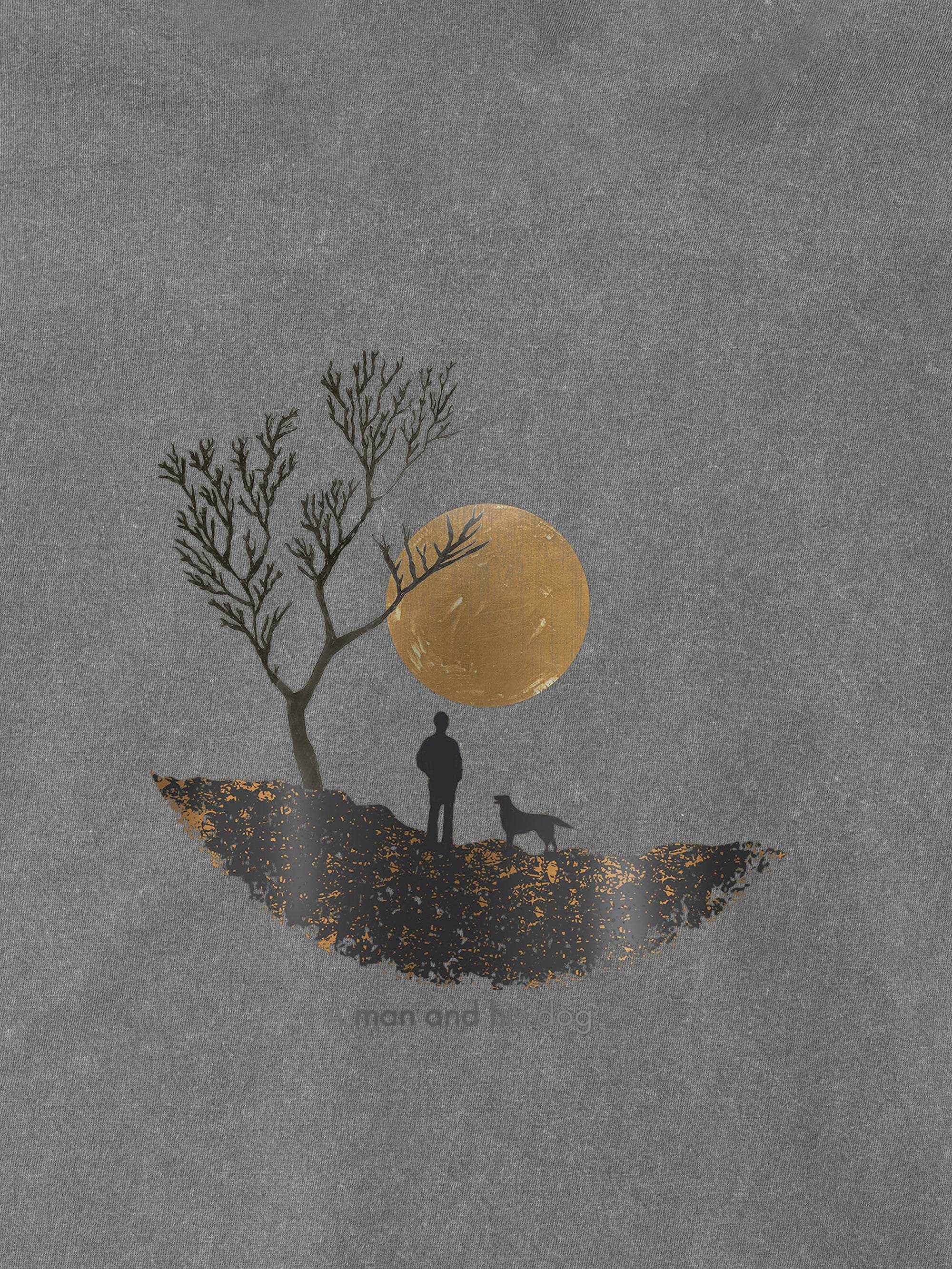 A Man & His Dog - Stonewashed T-Shirts