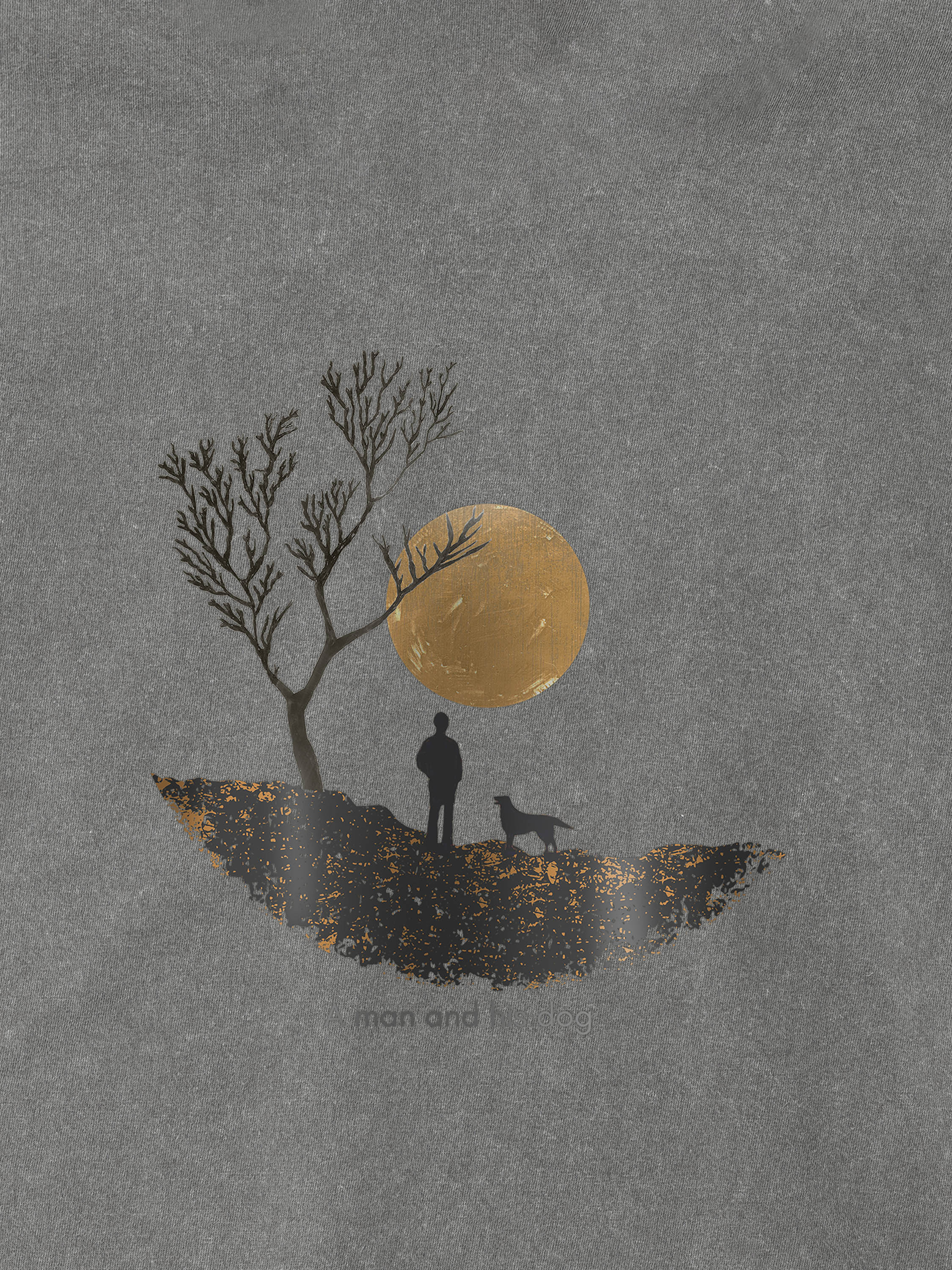 A Man & His Dog - Stonewashed T-Shirts