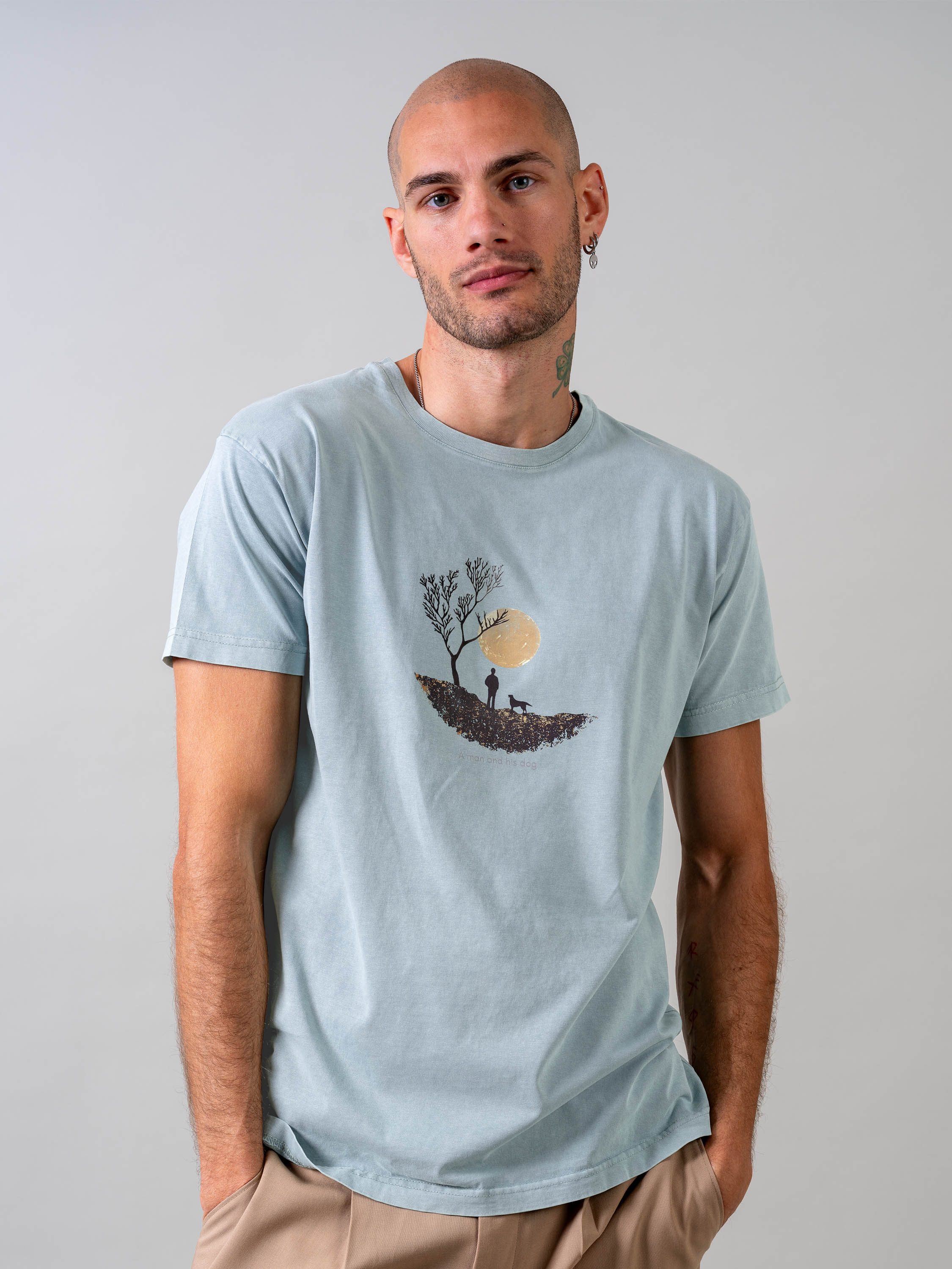 A Man & His Dog - Stonewashed T-Shirts