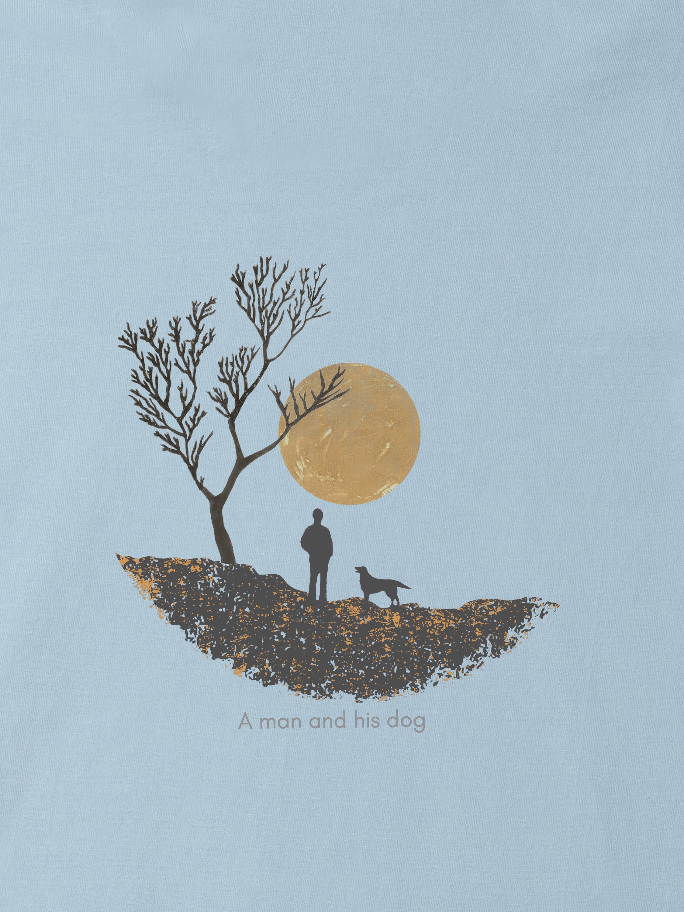 A Man & His Dog - Stonewashed T-Shirts