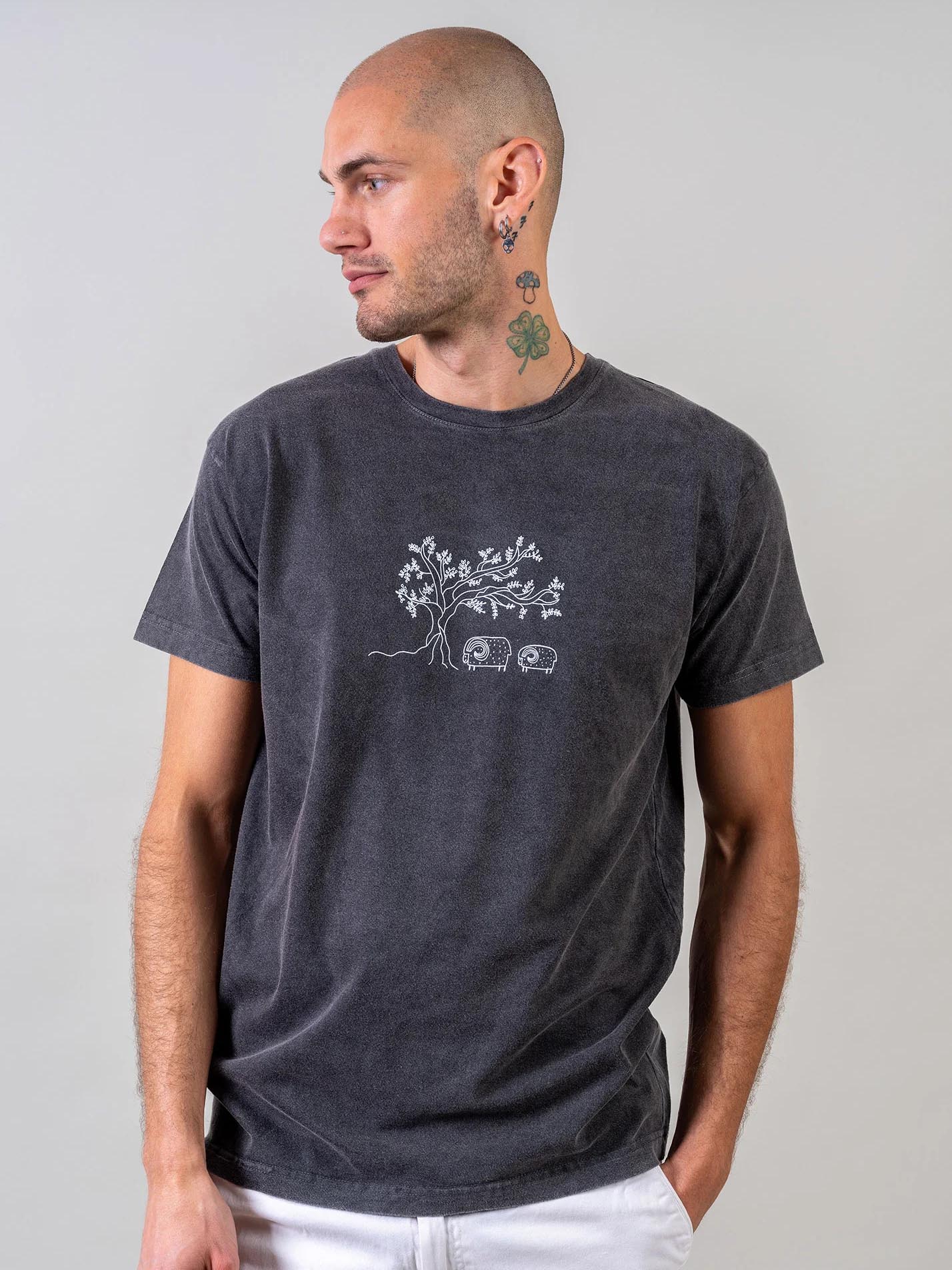 Olive Tree & Sheep - Stonewashed T-Shirts