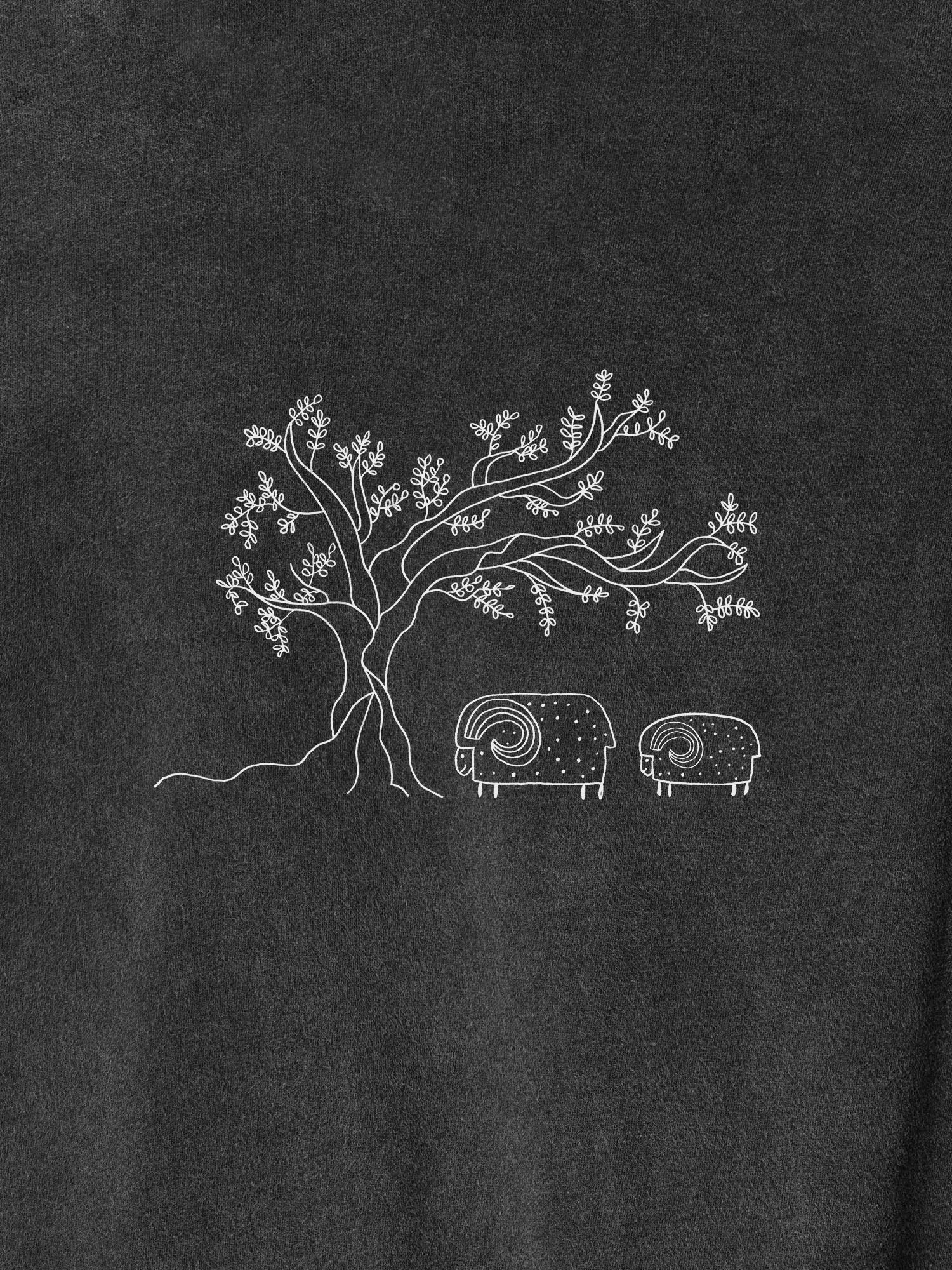 Olive Tree & Sheep - Stonewashed T-Shirts