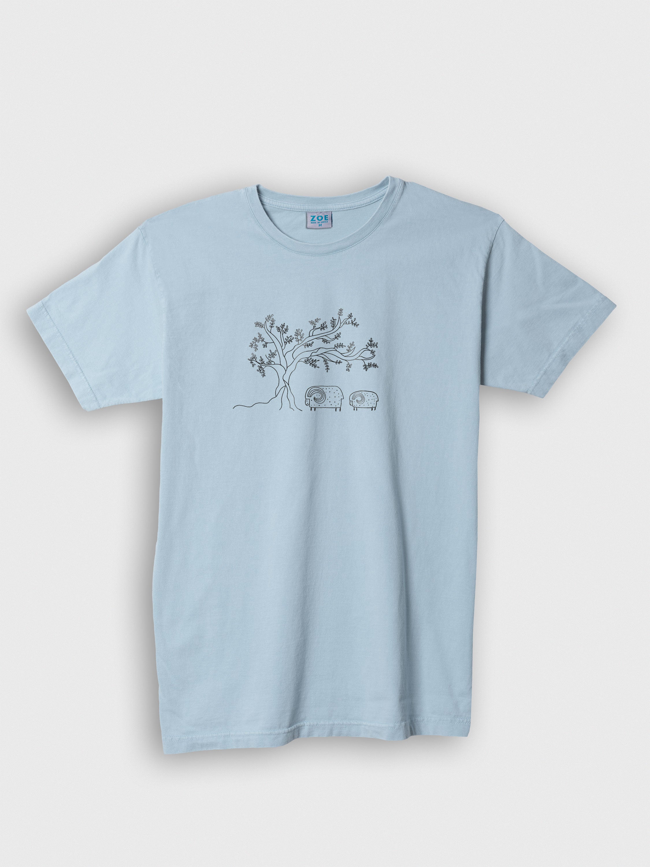 Olive Tree & Sheep - Stonewashed T-Shirts