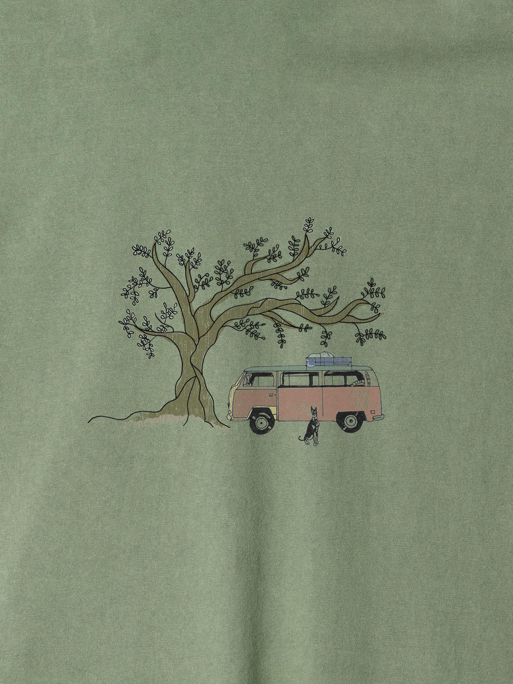 Olive Tree Camper - Stonewashed T-Shirts