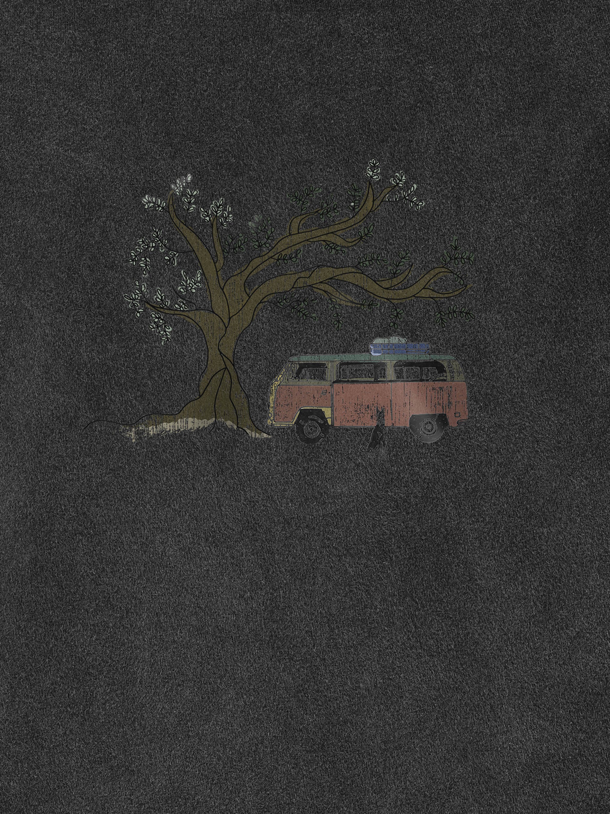 Olive Tree Camper - Stonewashed T-Shirts