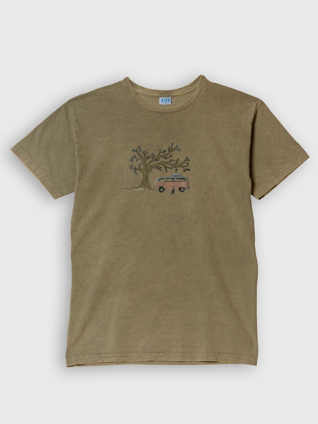 Olive Tree Camper - Stonewashed T-Shirts