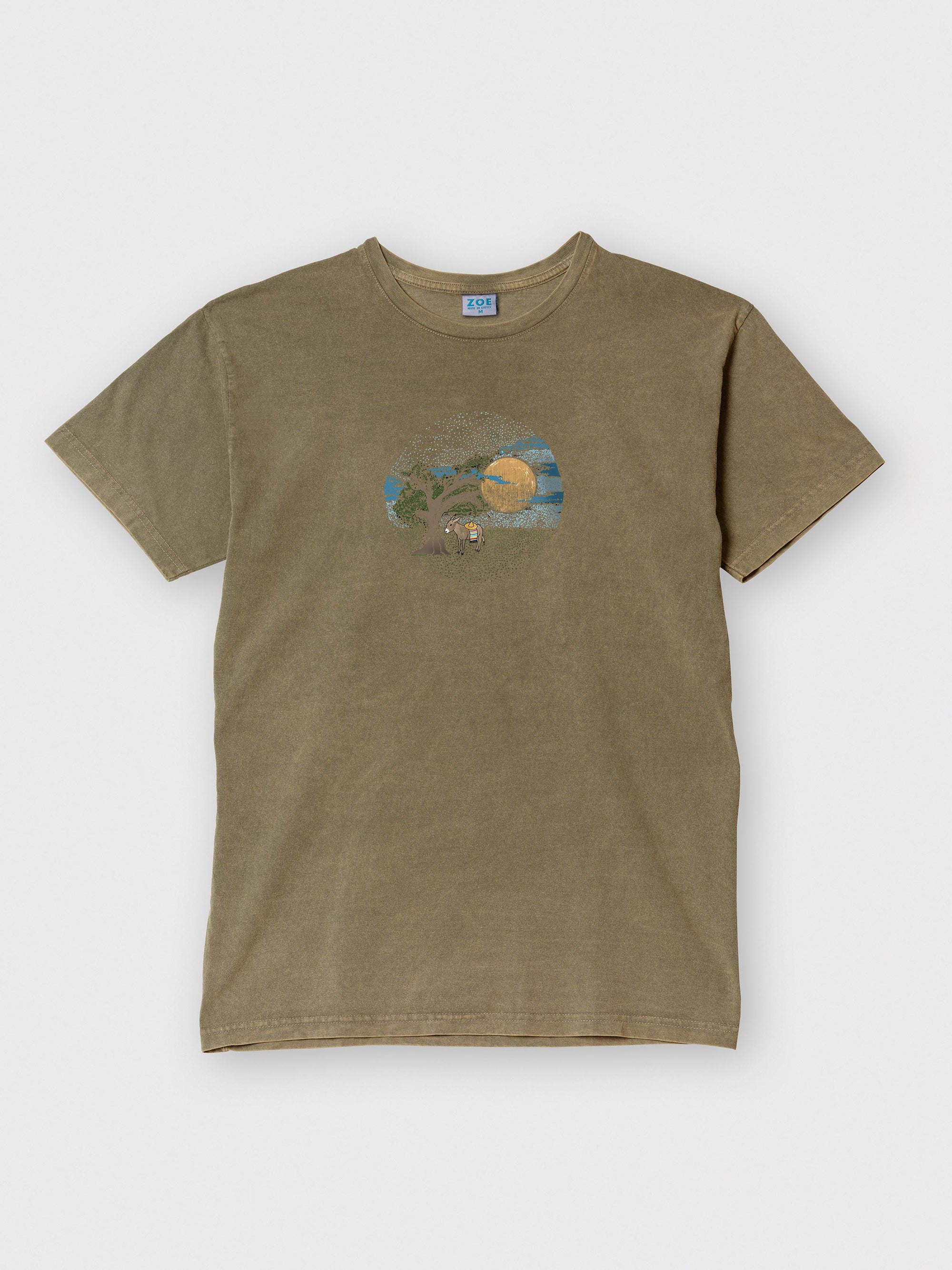 Moonlit Olive Grove - Stonewashed T-Shirts