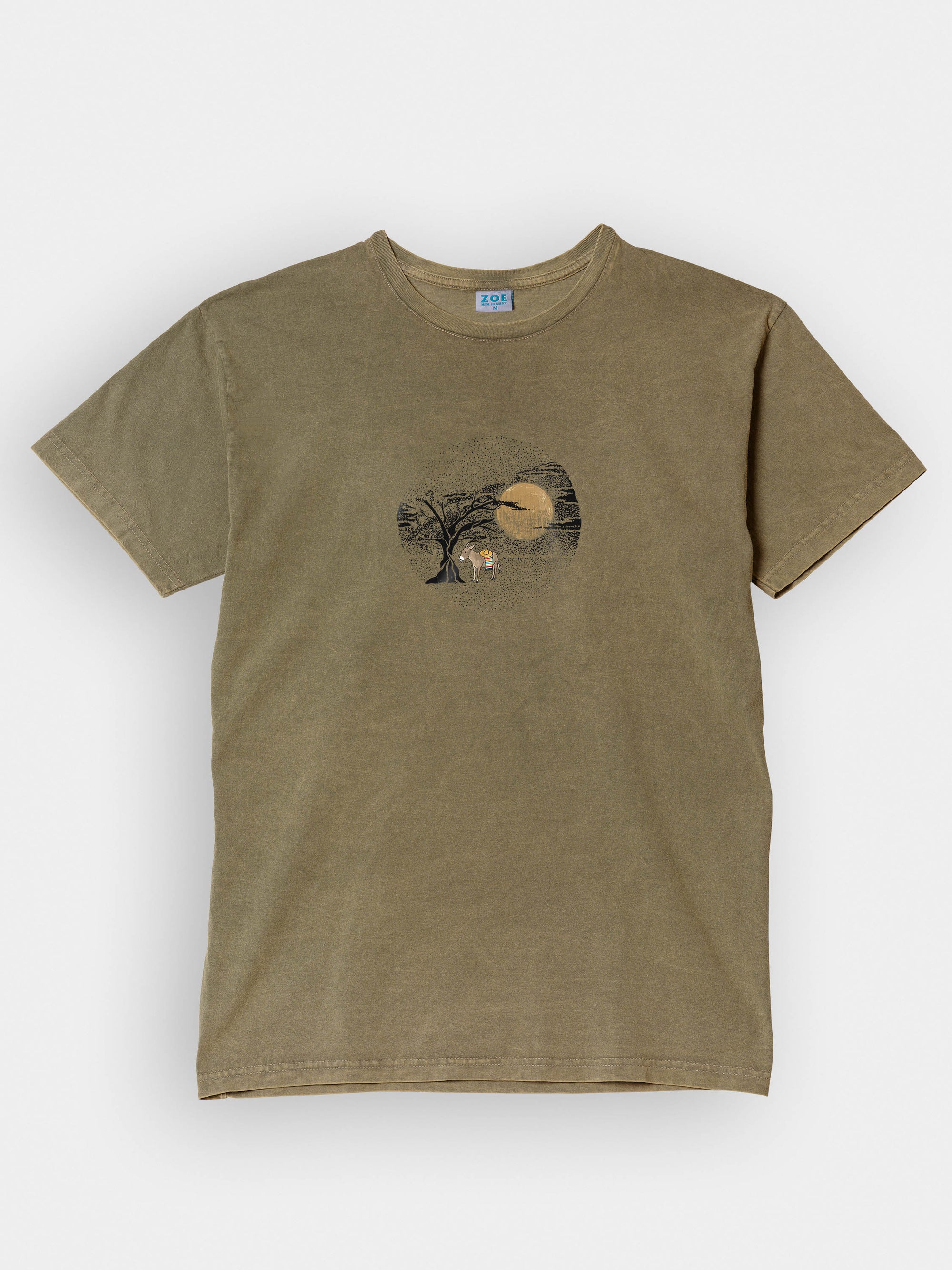 Moonlit Olive Grove - Stonewashed T-Shirts