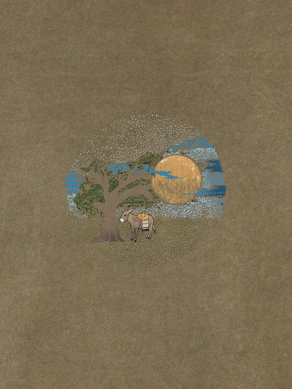 Moonlit Olive Grove - Stonewashed T-Shirts