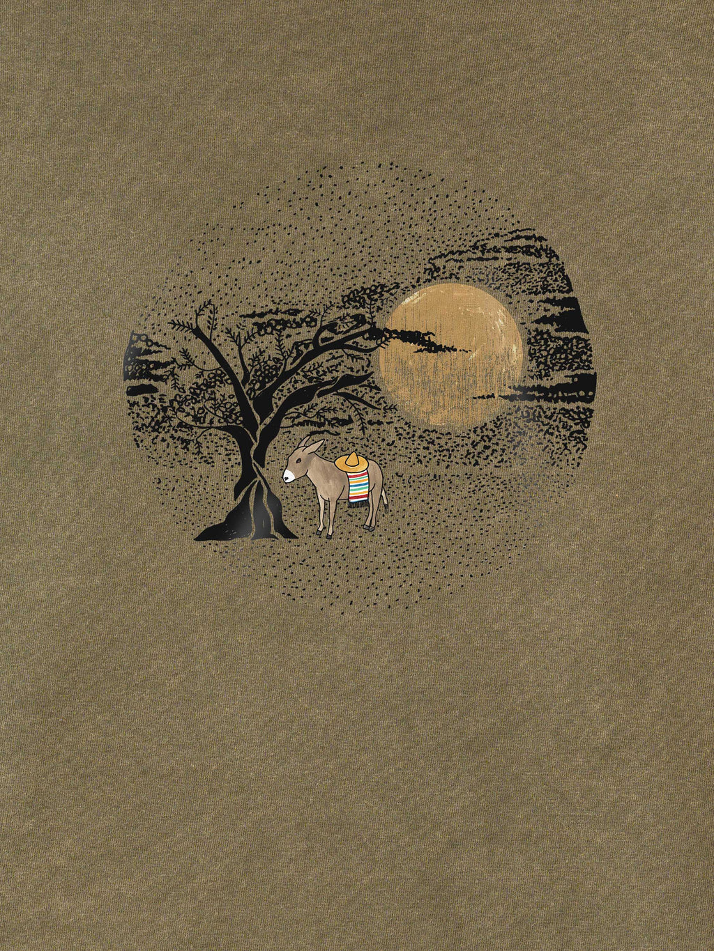 Moonlit Olive Grove - Stonewashed T-Shirts