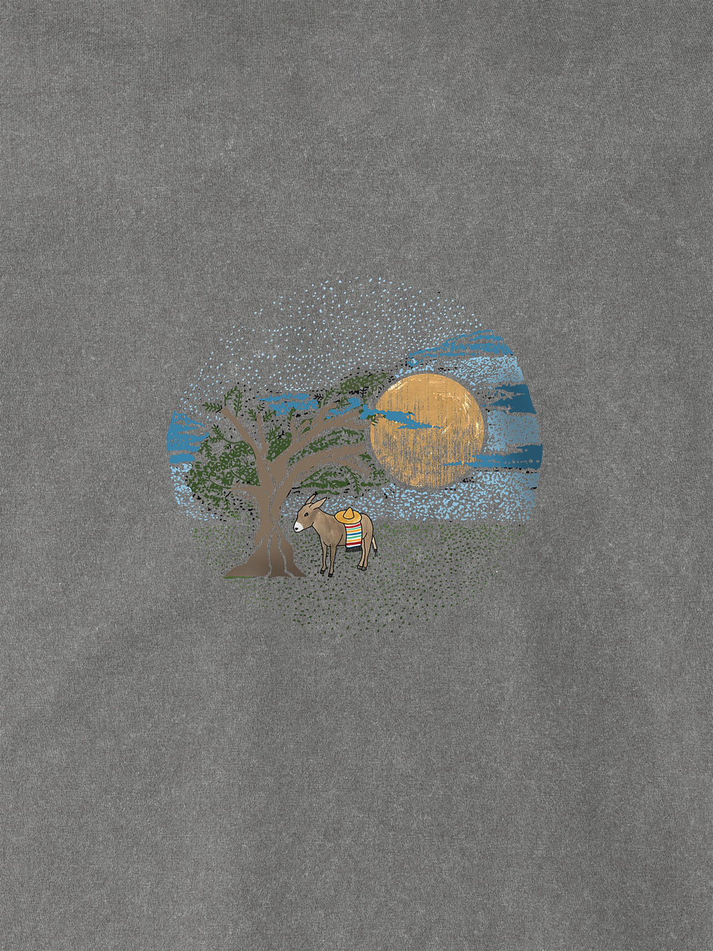 Moonlit Olive Grove - Stonewashed T-Shirts
