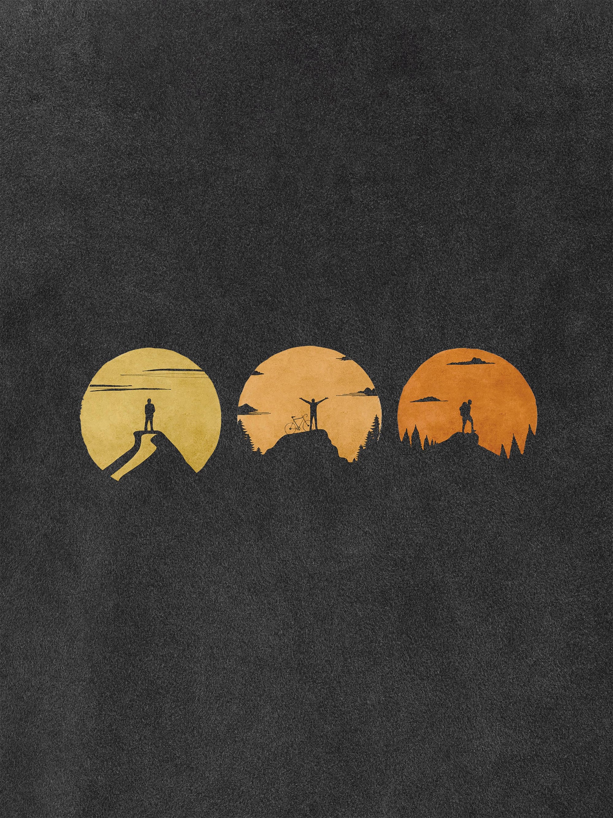Sunset Silhouettes - Stonewashed T-Shirts